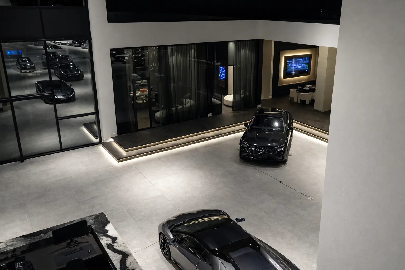 Detail uit de showroom