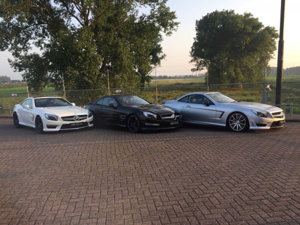 Good morning! Lekker wakker worden met 3 x SL 63 AMG Performance