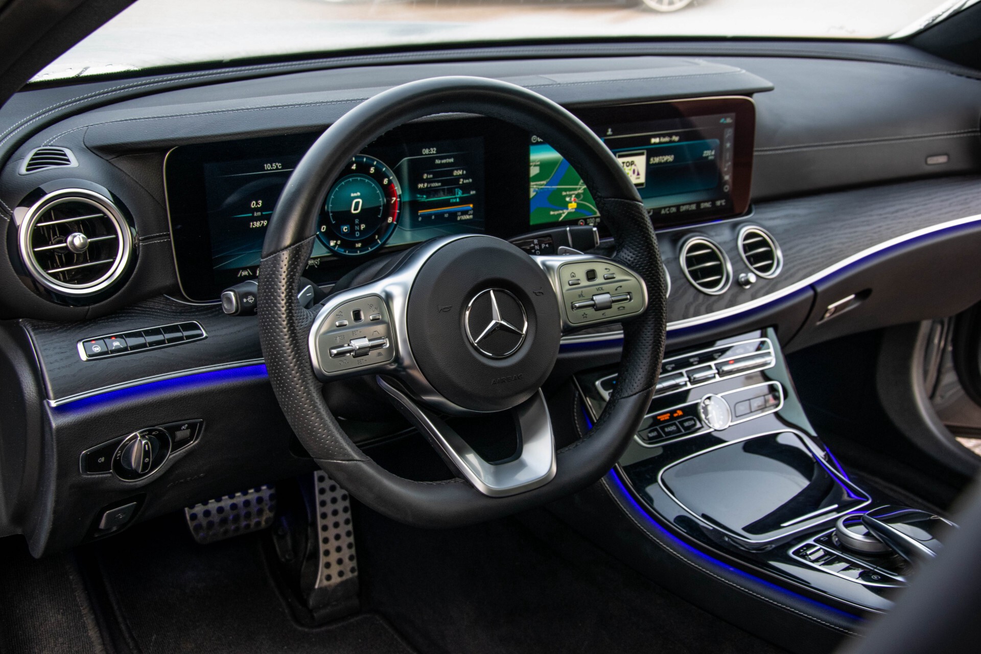 Mercedes-Benz E-Klasse Estate 450 4-M AMG Night Panorama/Rij-assist/Burmester/Mem/360/Widescreen Aut9 Foto 26