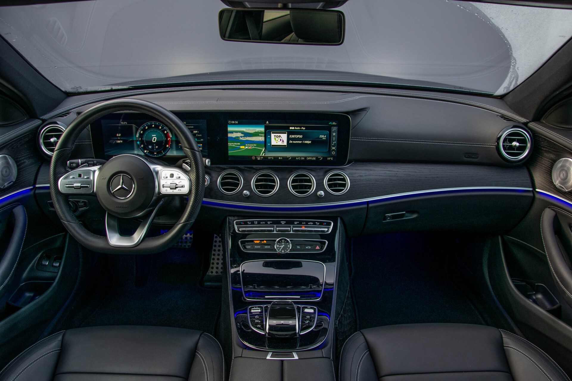 Mercedes-Benz E-Klasse Estate 450 4-M AMG Night Panorama/Rij-assist/Burmester/Mem/360/Widescreen Aut9 Foto 8