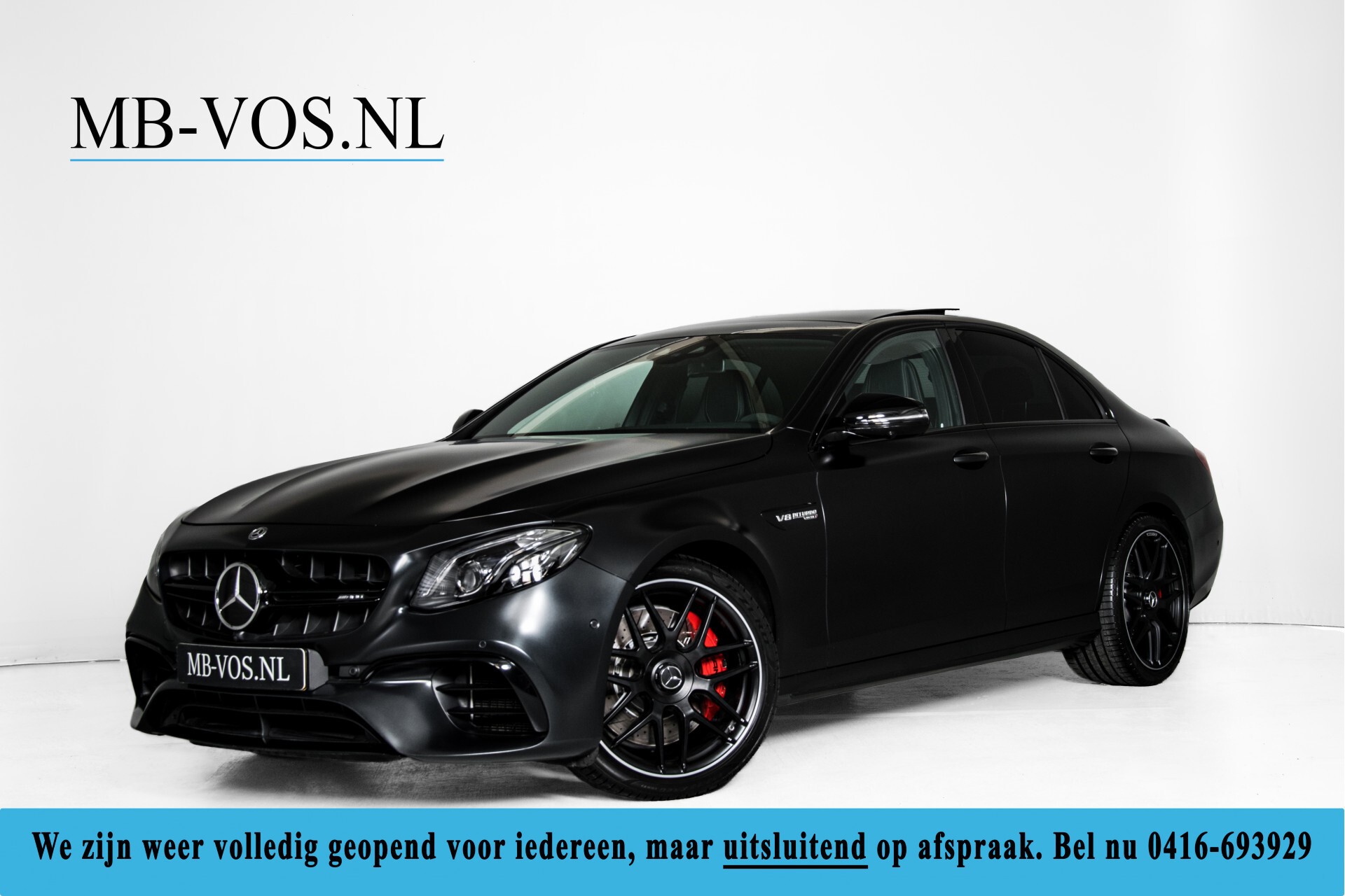 Mercedes-Benz E-Klasse 63 S AMG 4-Matic+ Edition 1 Matzwart/Carbon/Full Options Aut9 Foto 1