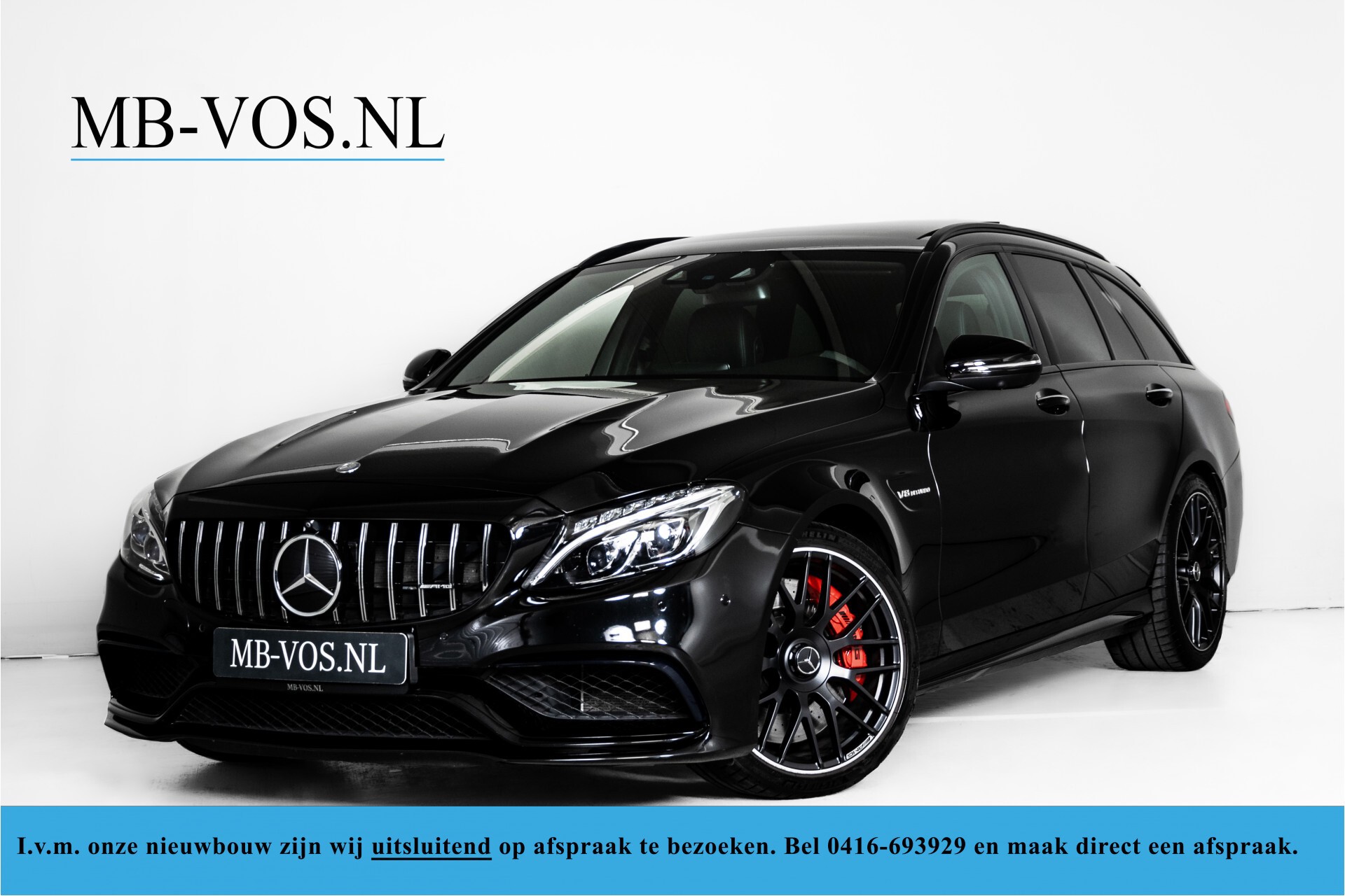 Mercedes-Benz C-Klasse Estate 63 AMG S Night|Panorama|Driverspack|Rij-assistentie|Keyless|Burmester|Memory Aut7 Foto 1
