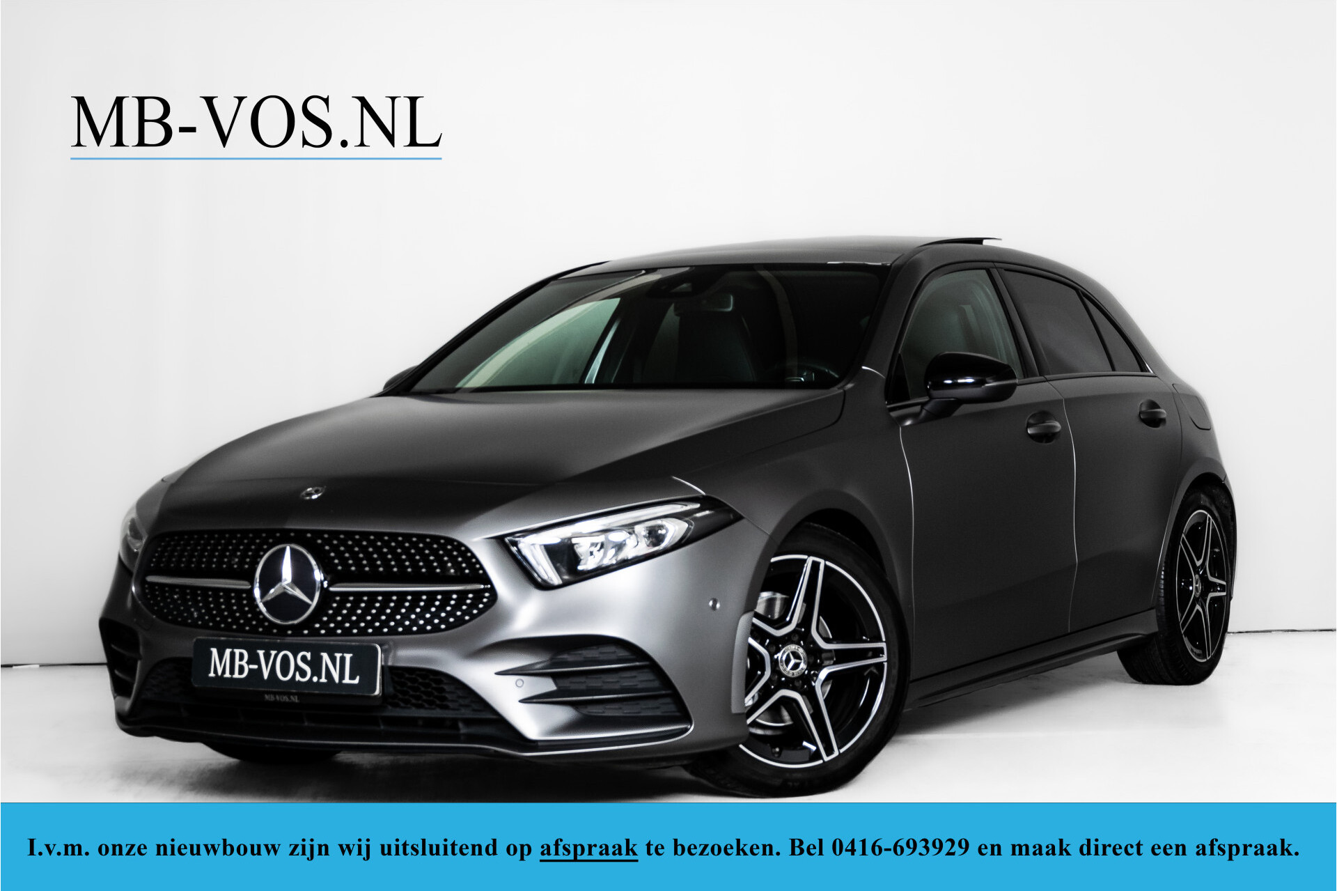 Mercedes-Benz A-Klasse 180 d AMG Night|Panorama|MBUX|Trekhaak|LED|Verw-stoelen|Aut7 Foto 1