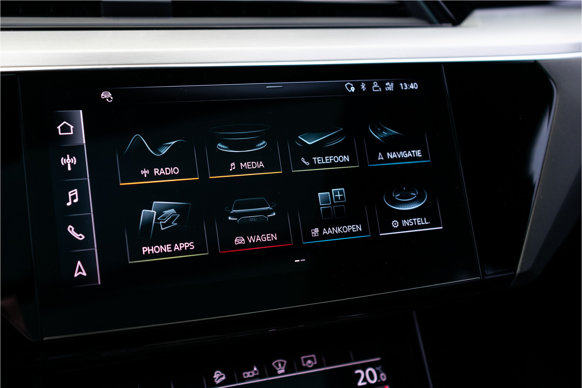 Audi e-tron Sportback EX BTW 50 Quattro S Edition 71 kWh Blackline|22"|Matrix|ACC|Keyless|Panorama|Ruitleder Foto 11