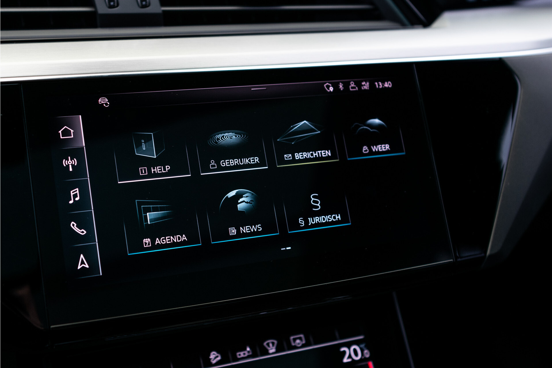 Audi e-tron Sportback EX BTW 50 Quattro S Edition 71 kWh Blackline|22"|Matrix|ACC|Keyless|Panorama|Ruitleder Foto 13