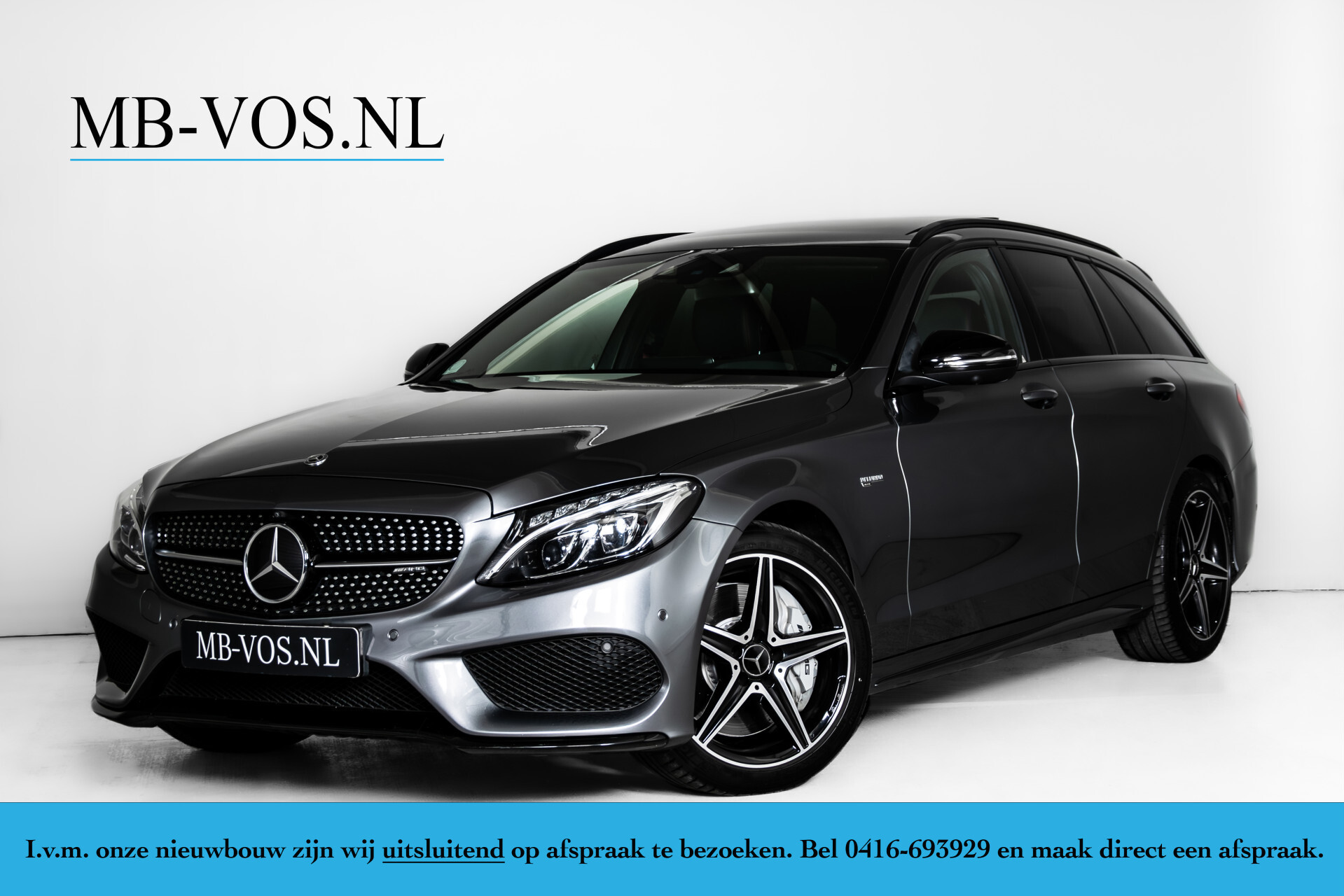 Mercedes-Benz C-Klasse Estate 43 AMG 4-M Panorama|Night|Rij-assistentie|Burmester|HUD|360|Auto trekhaak Aut9 Foto 1