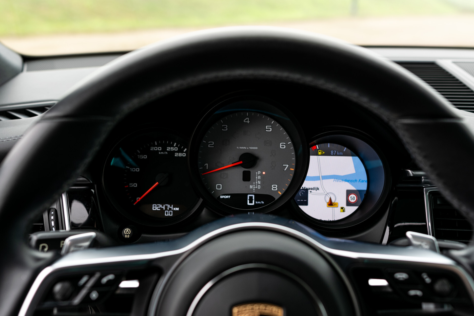 Porsche Macan 3.0 S Sport Chrono | Luchtvering | Panorama | Blackline | 21" | PDLS | Sportuitlaat Foto 7