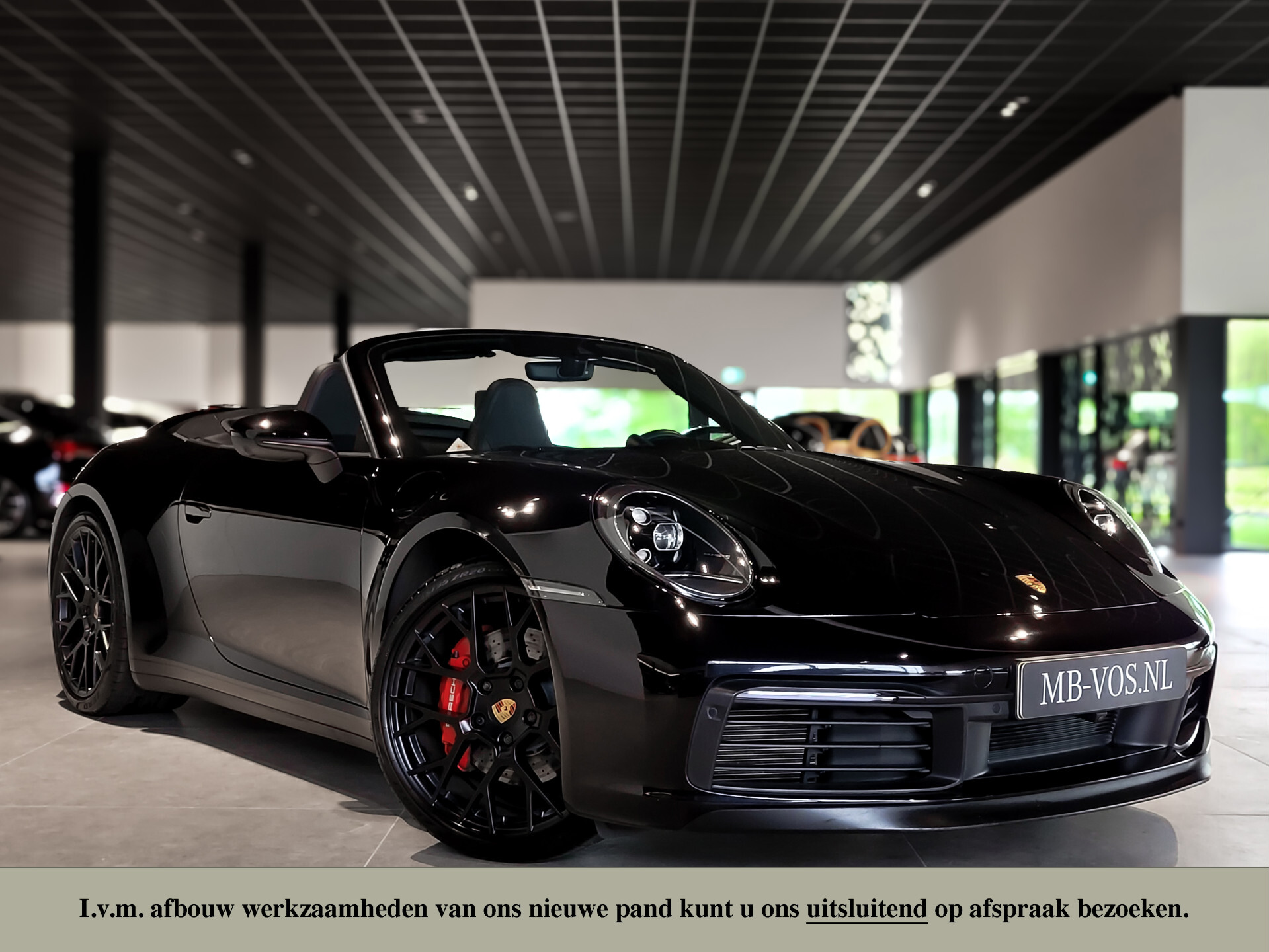 Porsche 911 Cabrio 3.0 Carrera 4 S Sport Design nieuwstaat Foto 1