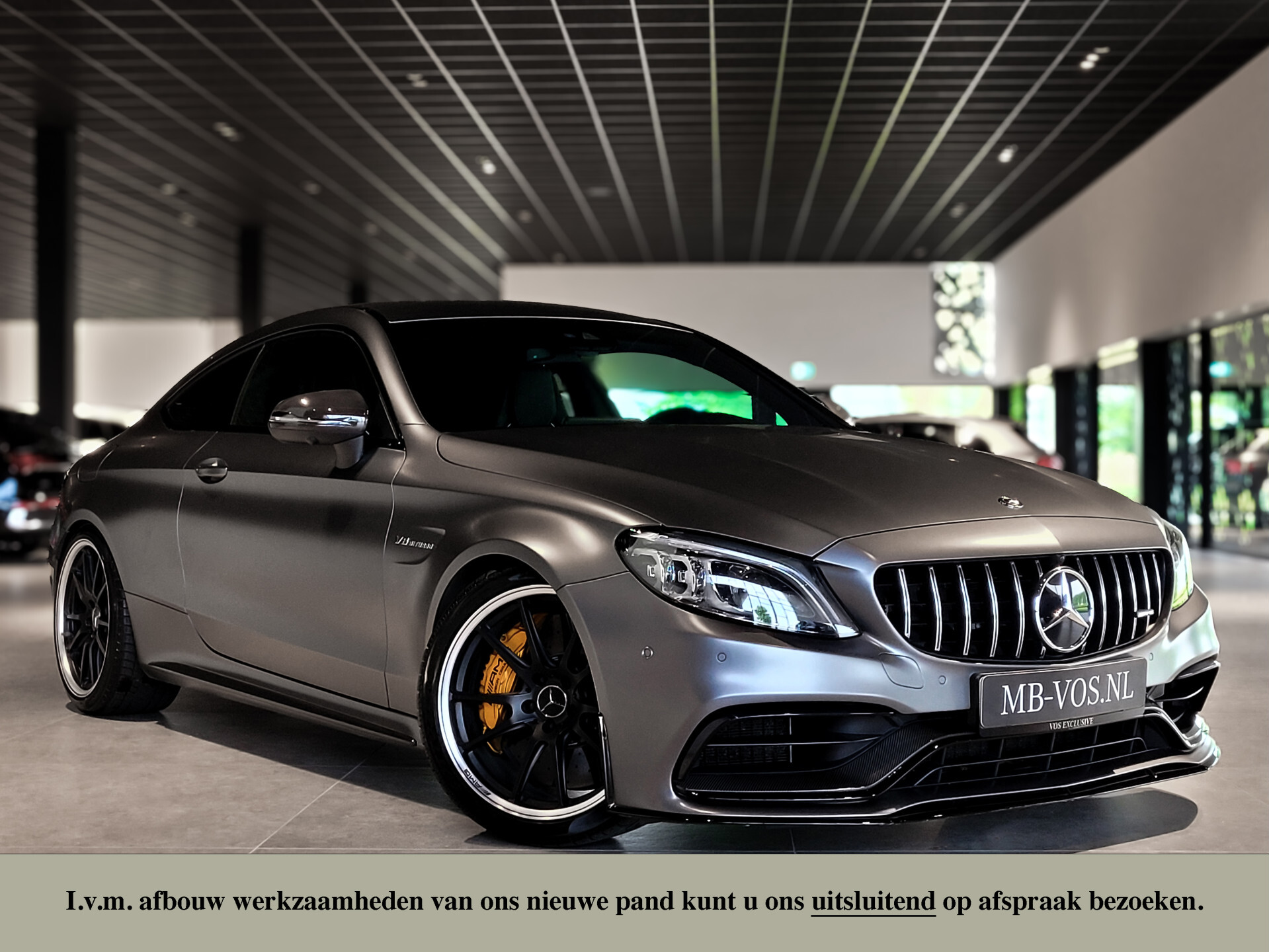 Mercedes-Benz C-Klasse Coupé AMG 63 S Ceramic|Matte lak|Aerodynamica|Full Carbon|Performance stoelen|Burmester|BTW Foto 1