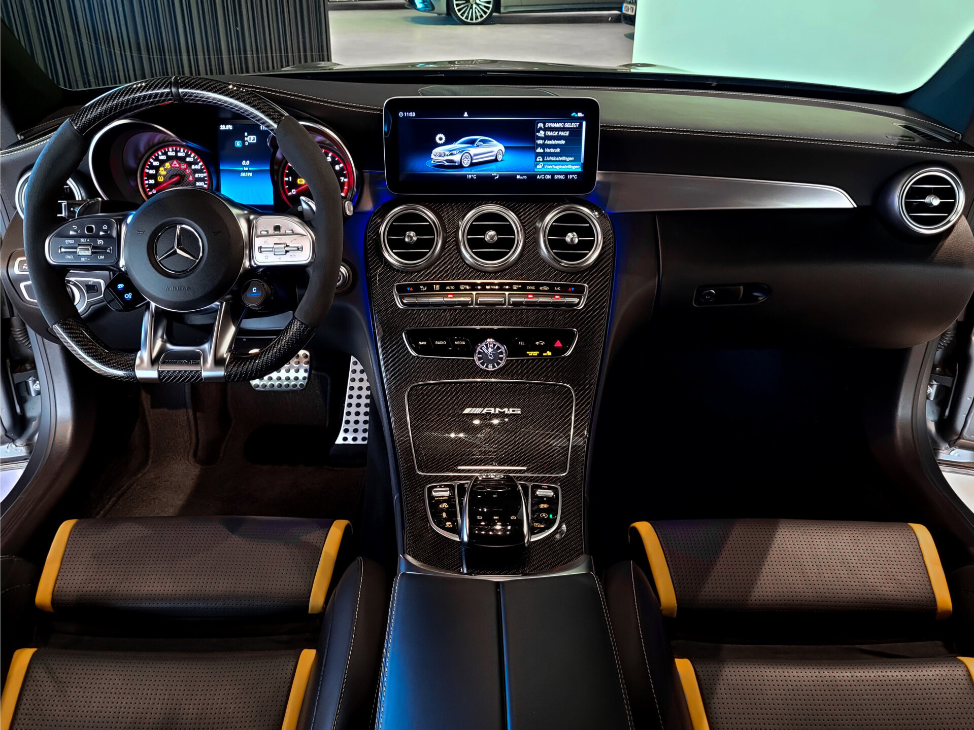 Mercedes-Benz C-Klasse Coupé AMG 63 S Ceramic|Matte lak|Aerodynamica|Full Carbon|Performance stoelen|Burmester|BTW Foto 5