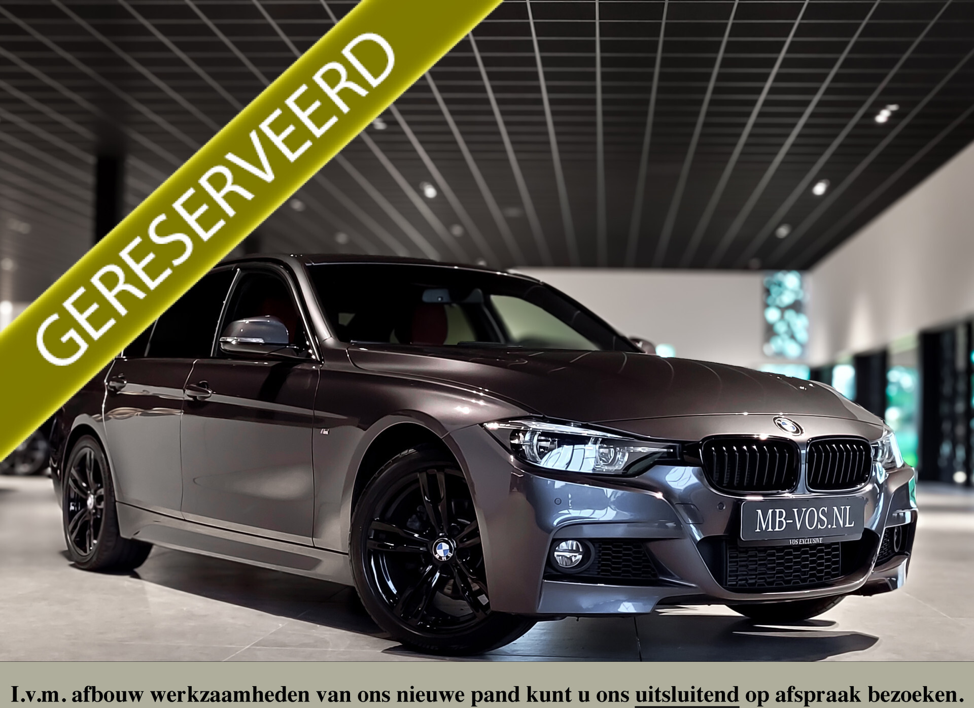 BMW 3 Serie 318i Edition M Sport Shadow High Executive Camera|Hifi|Dab|18"|ECC|LED|Korralrot leder Foto 1