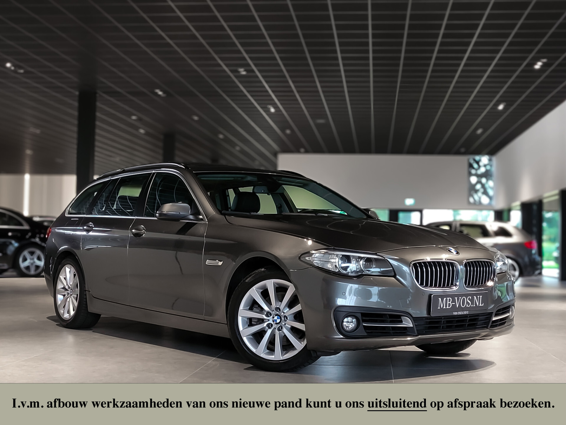 BMW 5 Serie Touring 520d High Executive Panoramadak|Sportstoelen|Aut-Trekhaak|Keyless|EDC|18"|Leder Foto 1