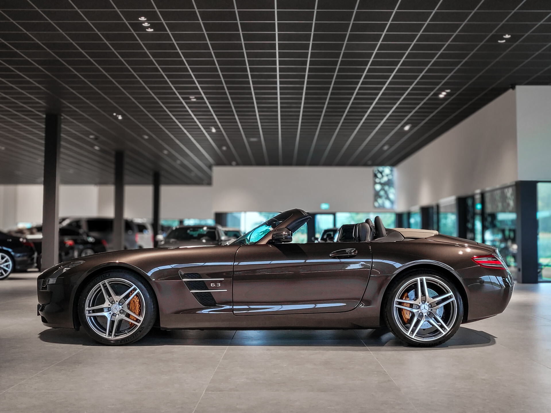 Mercedes-Benz SLS Roadster 6.3 AMG Keramisch|Designo|B&O|Sepang bruin Foto 7