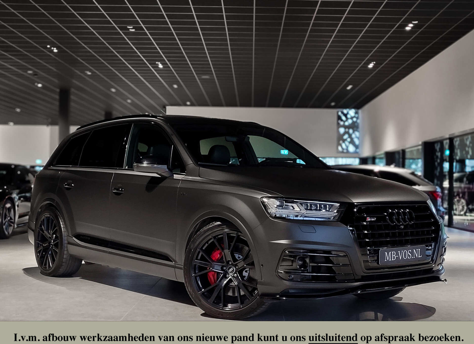 Audi Q7 4.0 TDI SQ7 Quattro Pro Line 7-Persoons Carbon|Matte wrap|HUD|Bose|Achterassturing|Standkachel Foto 1