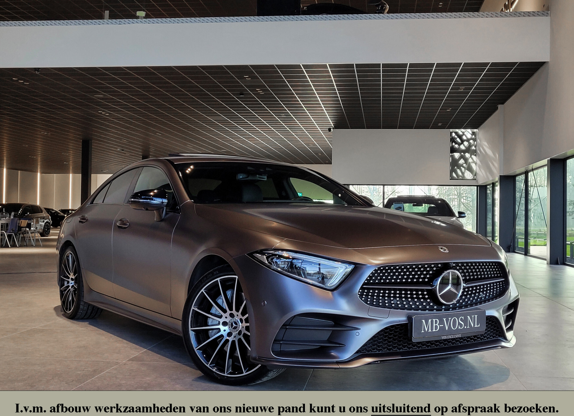 Mercedes-Benz CLS-Klasse 300 d AMG Night|Luchtvering|Rij-assistentie|Keyless|Burmester|Standkachel|HUD|Schuifdak|20" Foto 1