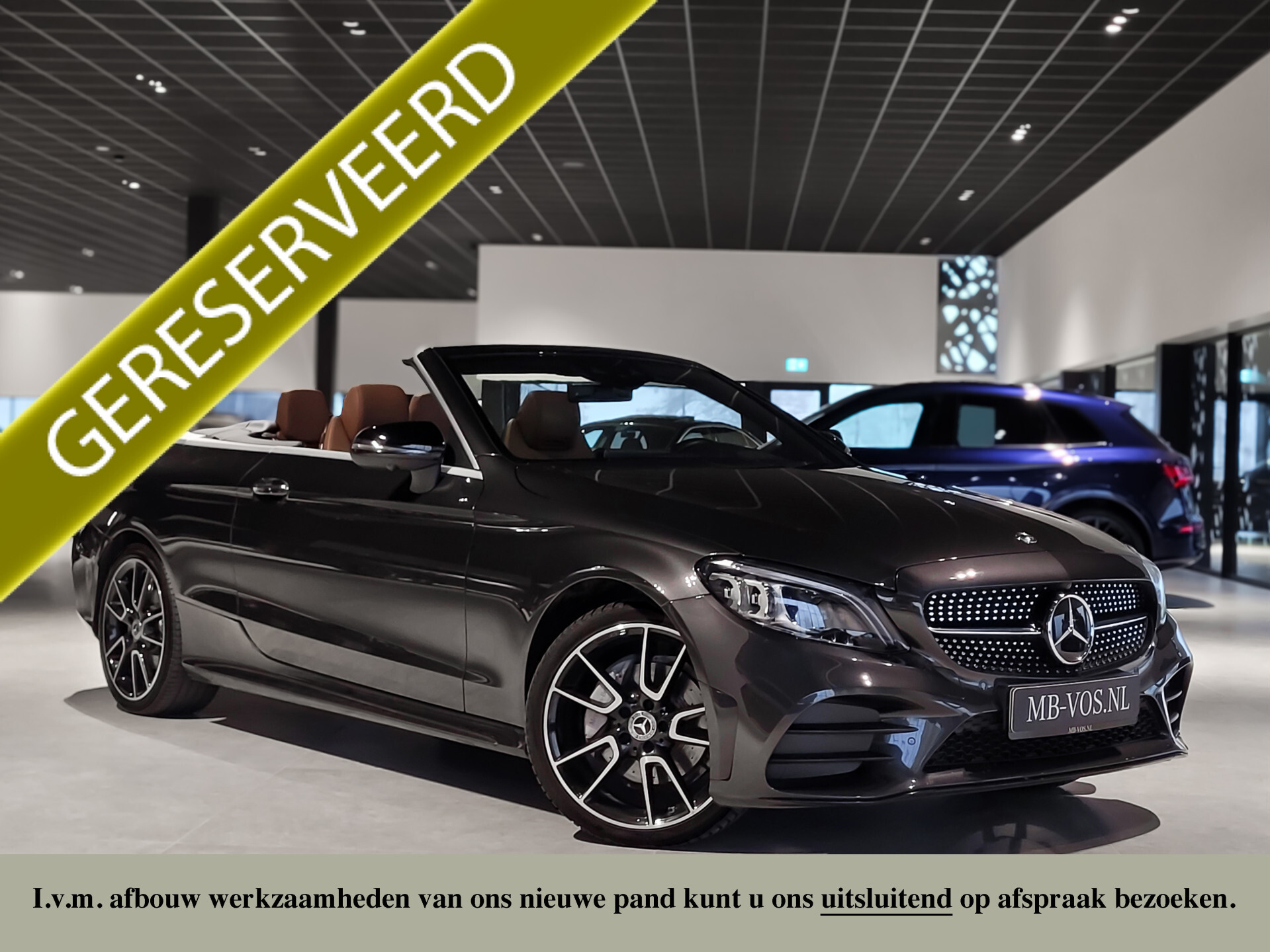 Mercedes-Benz C-Klasse Cabrio 180 AMG Night|ACC|Keyless|Burmester|Mem|360|Aircap|Airscarf|HUD|19" Foto 1