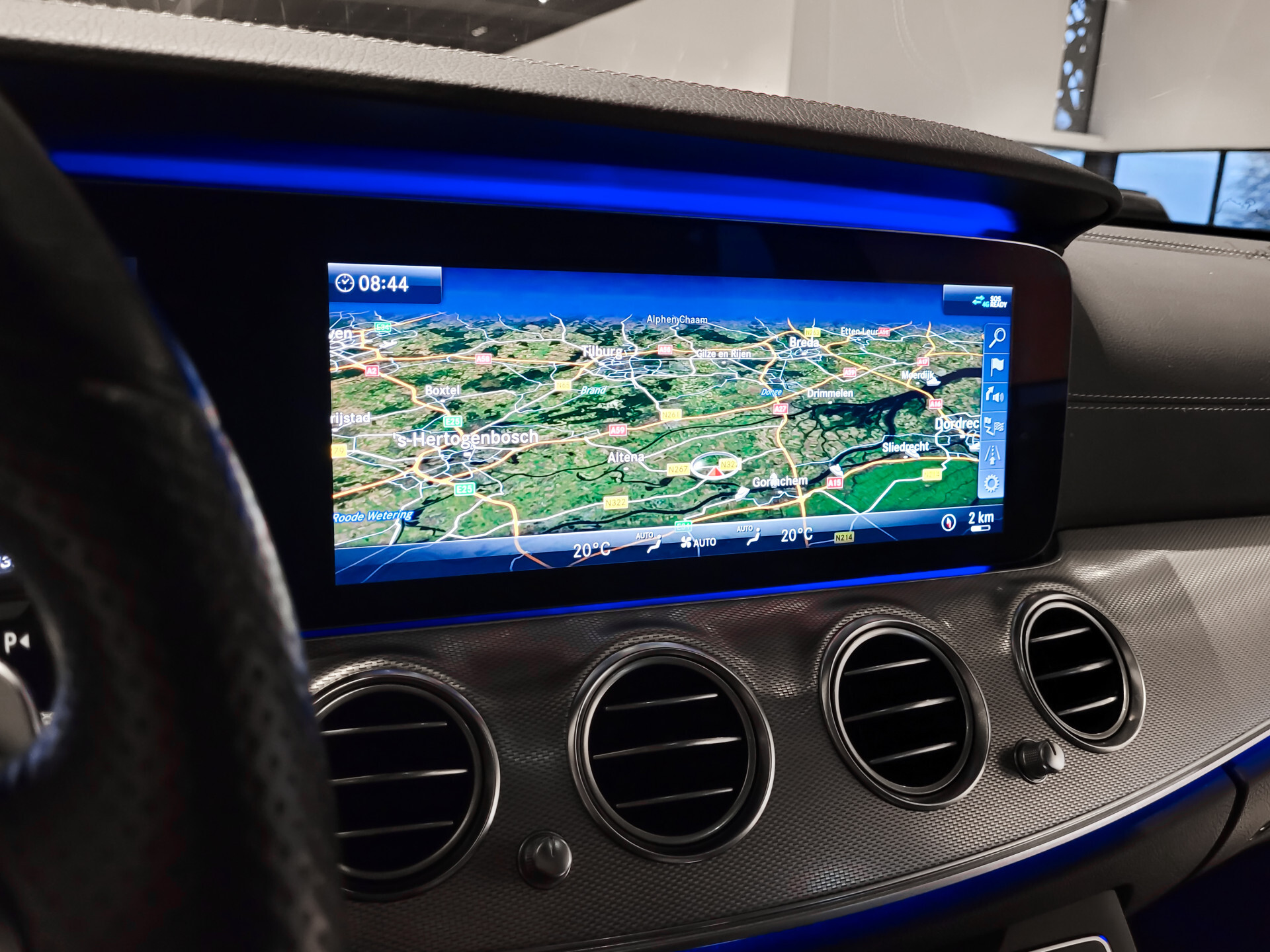 Mercedes-Benz E-Klasse 350 d AMG Luchtvering|Keyless|ACC|Mem|Burmester|Dak|Nappa|HUD|360 Foto 10