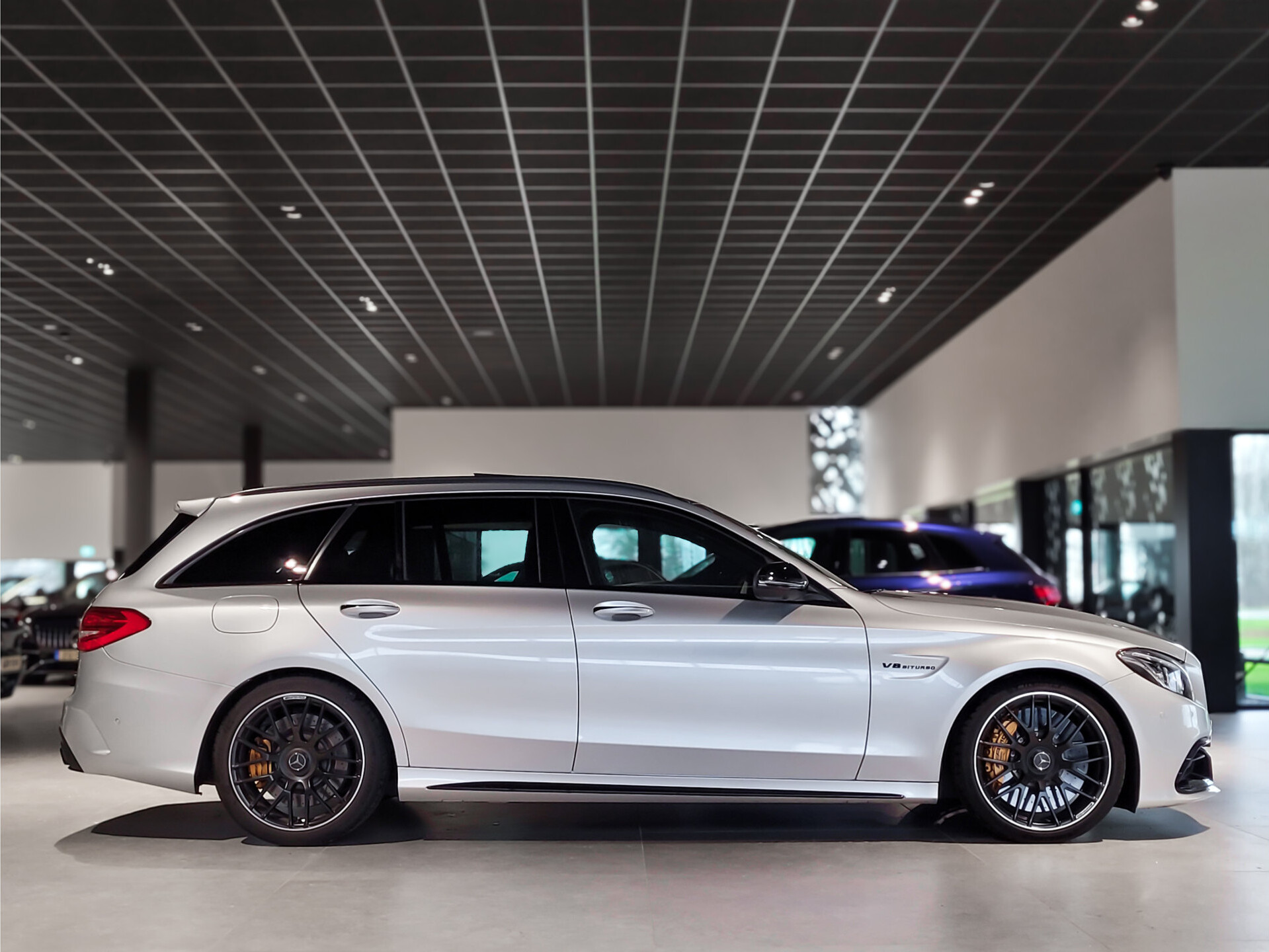 Mercedes-Benz C-Klasse Estate AMG 63 S Ceramic|Performance stoelen|Night|Mem|Burmester|360|HUD|Centuri Foto 3