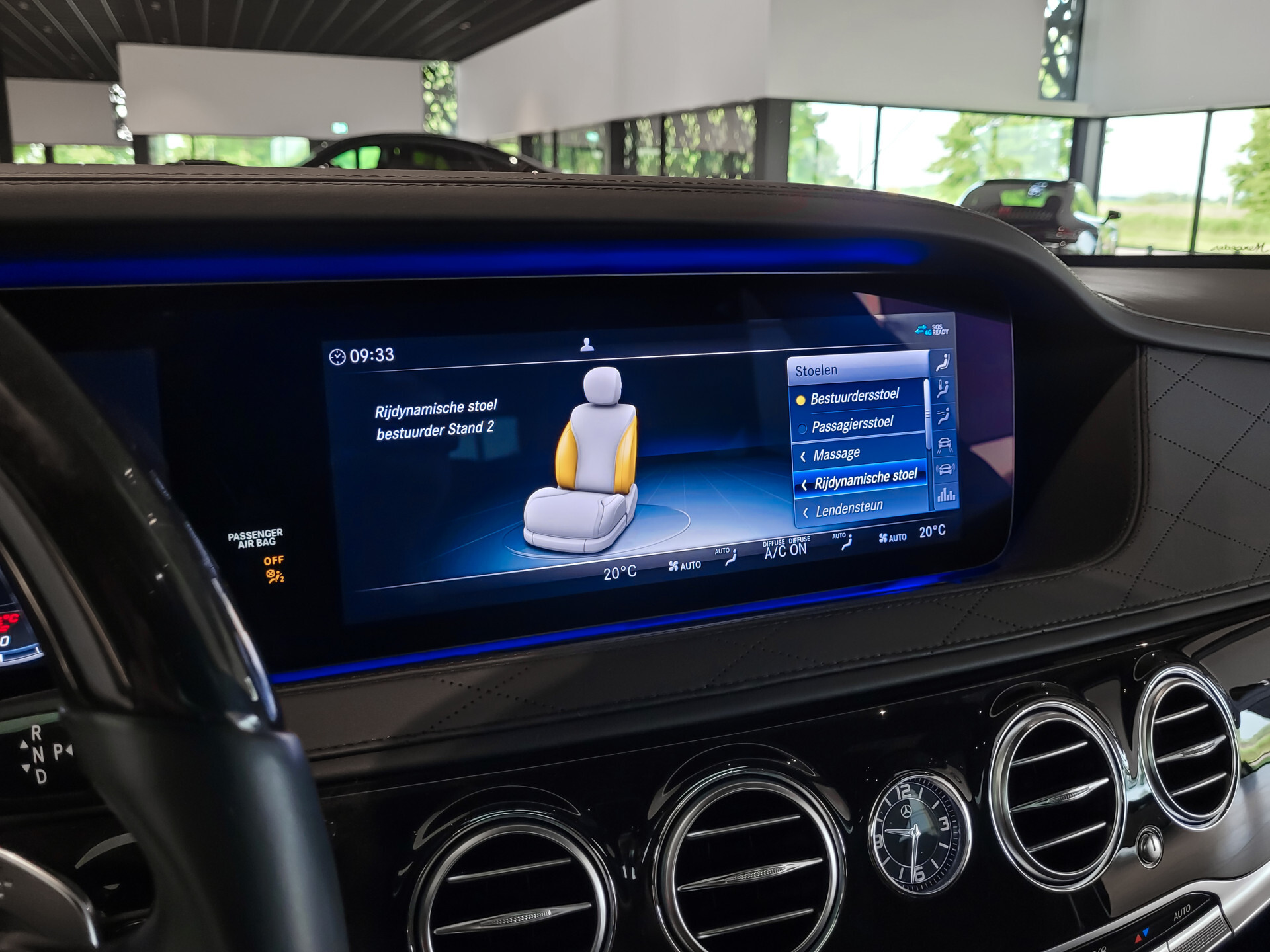 Mercedes-Benz S-Klasse 560 Lang 4-M AMG Exclusive|4*massage/koeling|20"|entertainment|standkachel|HUD|nachtzicht Foto 14