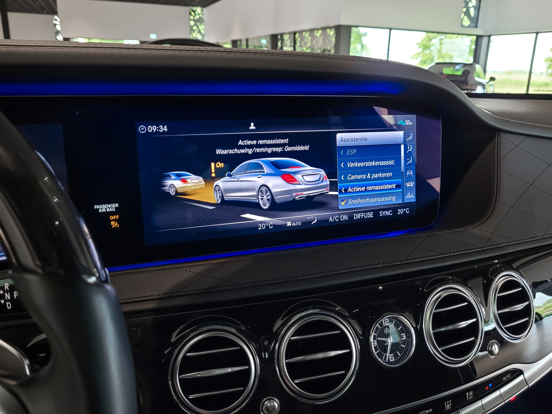 Mercedes-Benz S-Klasse 560 Lang 4-M AMG Exclusive|4*massage/koeling|20"|entertainment|standkachel|HUD|nachtzicht Foto 24