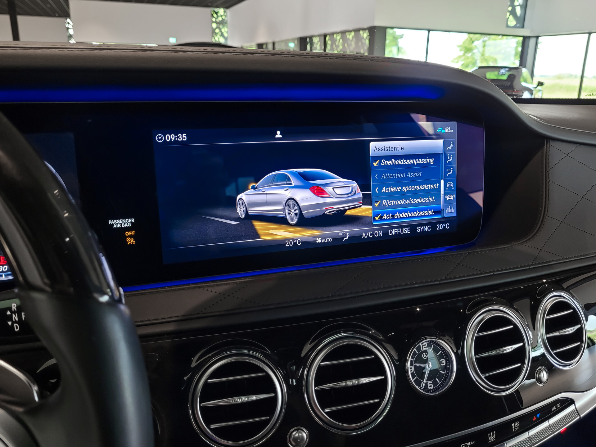 Mercedes-Benz S-Klasse 560 Lang 4-M AMG Exclusive|4*massage/koeling|20"|entertainment|standkachel|HUD|nachtzicht Foto 32