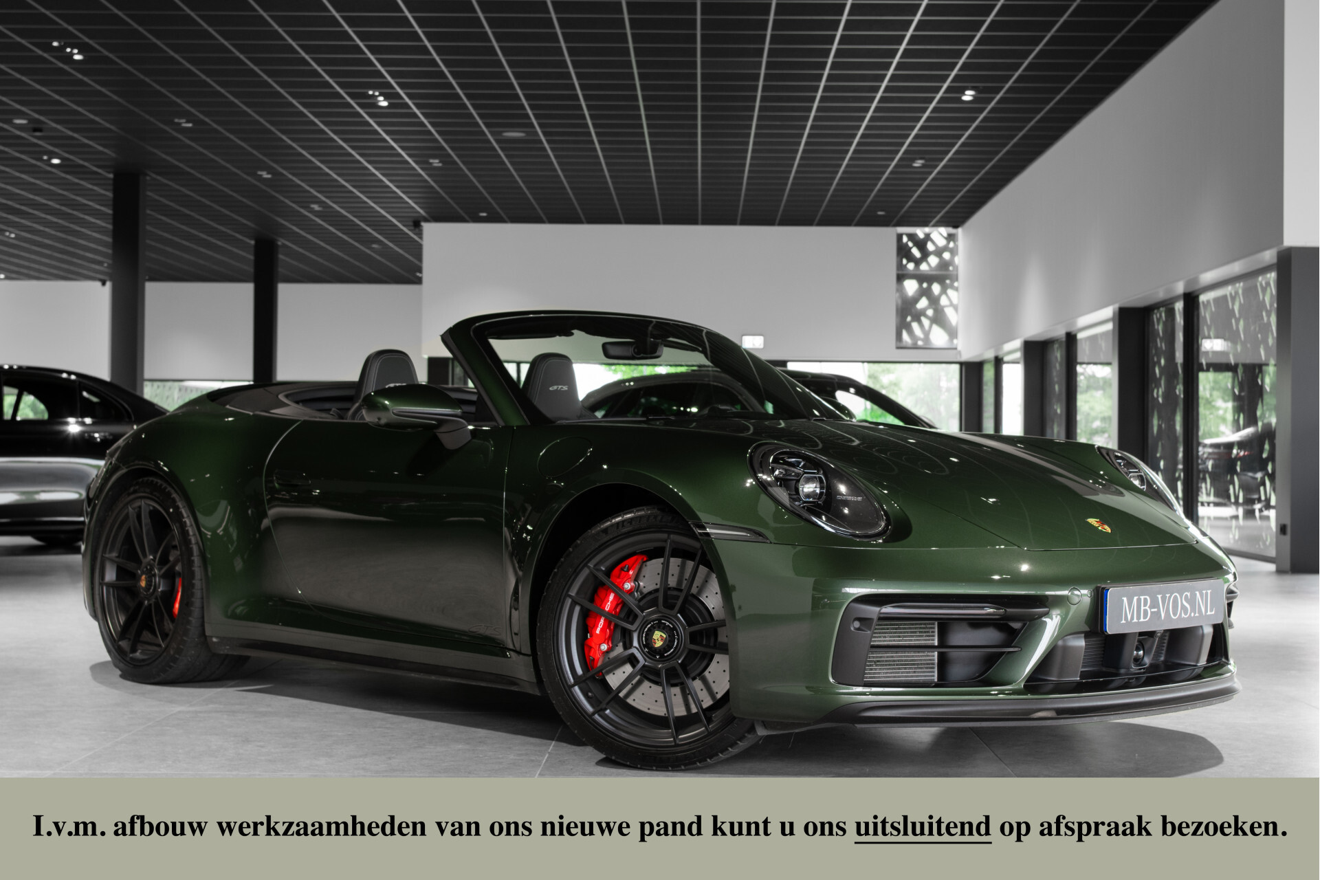 Porsche 911 Cabrio 3.0 Carrera 4 GTS Achterassturing|18-weg|Bose|Keyless|ACC|Carbon|360|PPF|New service Foto 1