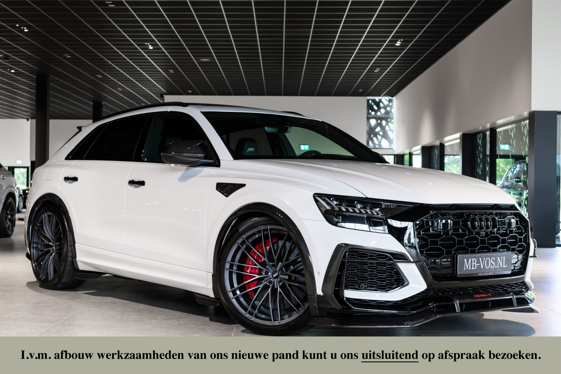 Audi RSQ8-R ABT 1 OF 125 740pk Gletscherwit metallic|Carbon|B&O|Massage|BTW Foto 1