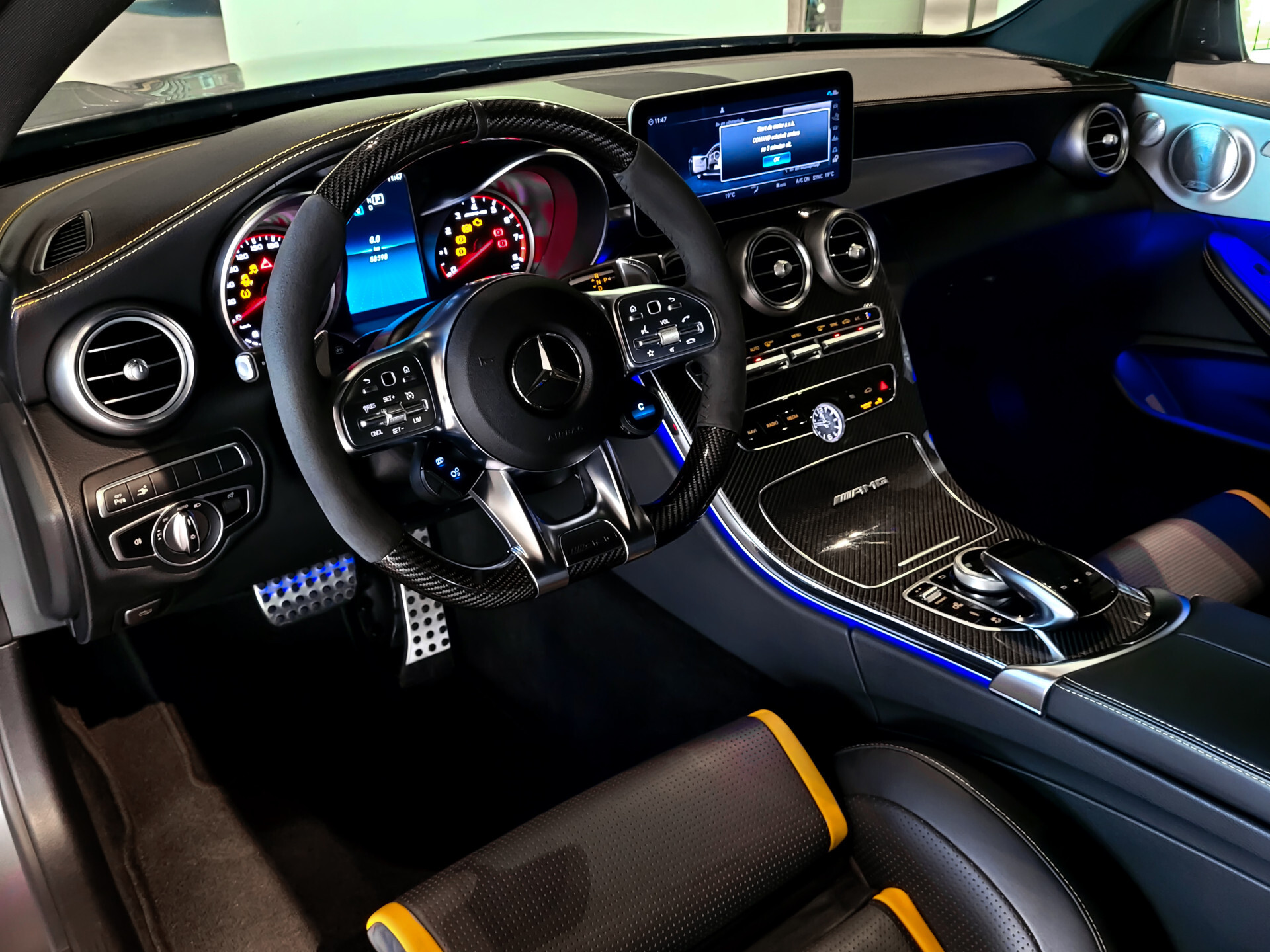 Mercedes-Benz C-Klasse Coupé AMG 63 S Ceramic|Matte lak|Aerodynamica|Full Carbon|Performance stoelen|Burmester|BTW Foto 19