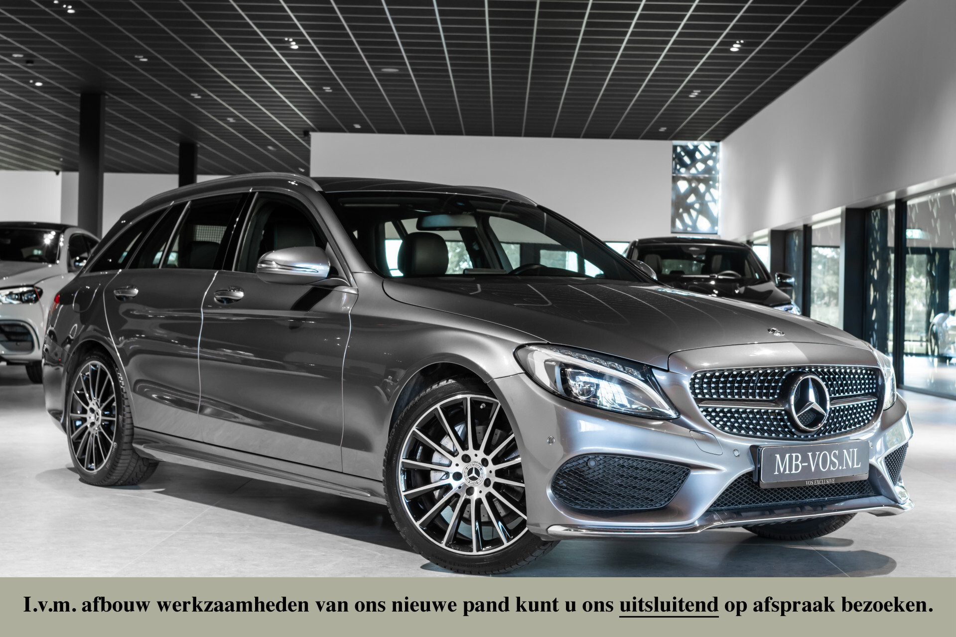 Mercedes-Benz C-Klasse Estate 180 AMG Sport Edition Leder|Sfeerverlichting|Aut-kofferklep|LED|19"|New Service/APK Foto 1