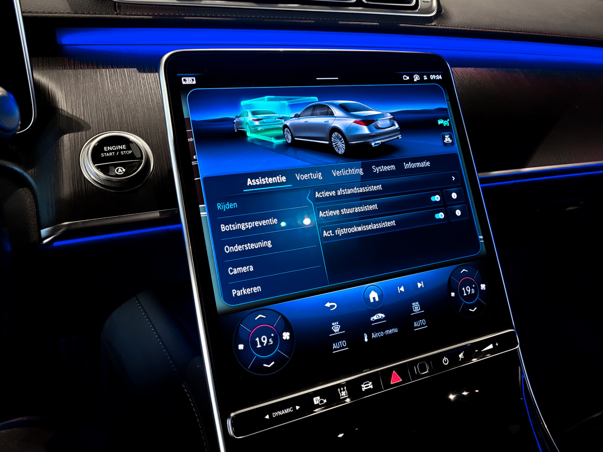 Mercedes-Benz S-Klasse 400d 4-M AMG Achterassturing|Ruitleder|Burmester|Rij-assistentie|Keyless|Night|21" Aut9 Foto 10