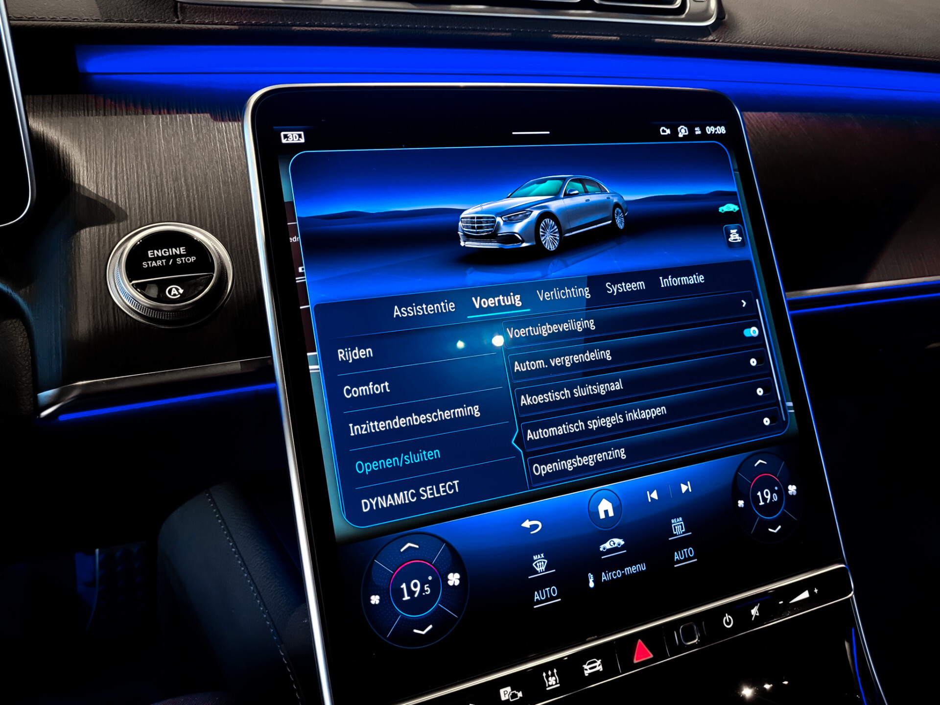 Mercedes-Benz S-Klasse 400d 4-M AMG Achterassturing|Ruitleder|Burmester|Rij-assistentie|Keyless|Night|21" Aut9 Foto 18