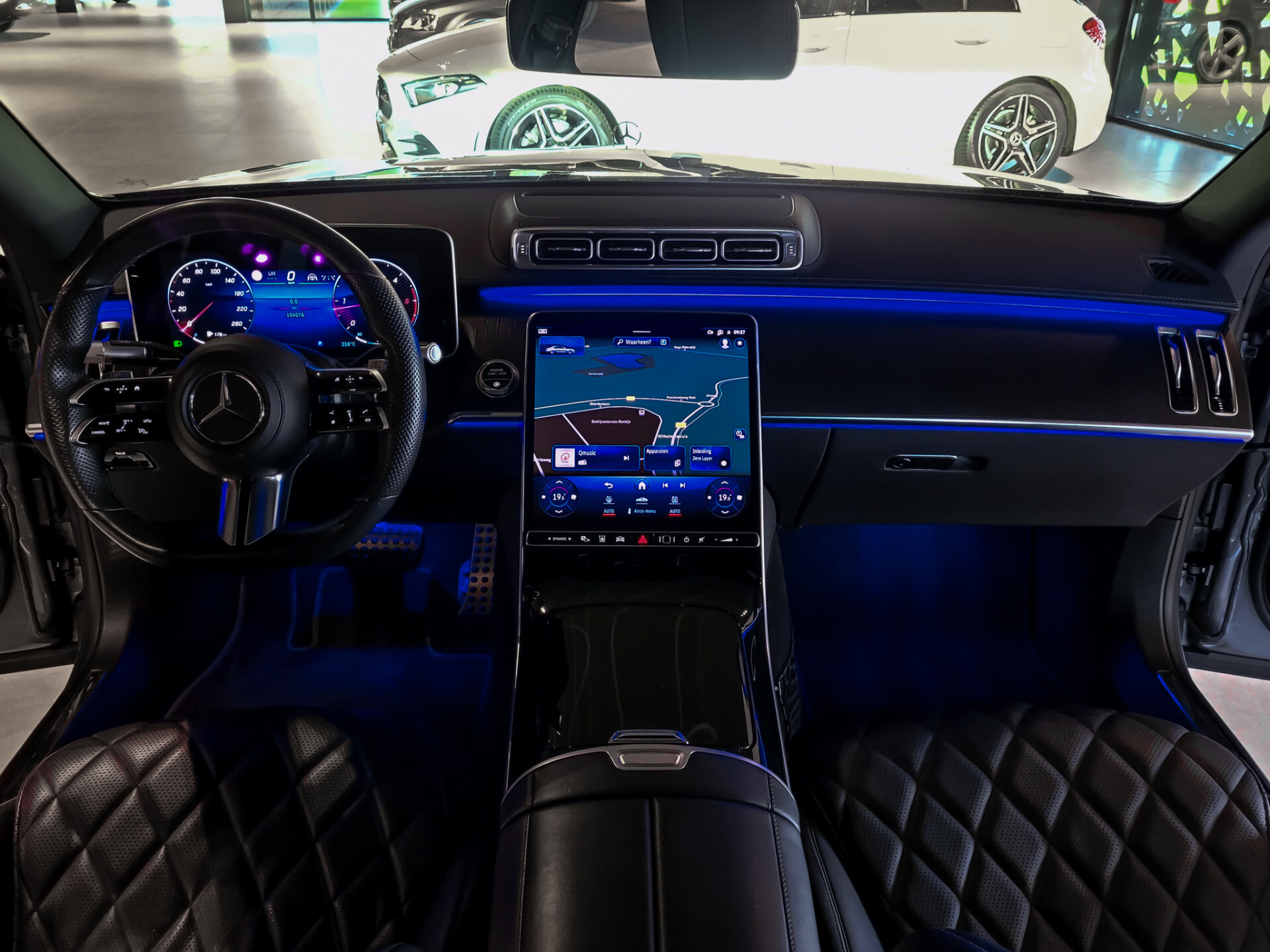 Mercedes-Benz S-Klasse 400d 4-M AMG Achterassturing|Ruitleder|Burmester|Rij-assistentie|Keyless|Night|21" Aut9 Foto 5