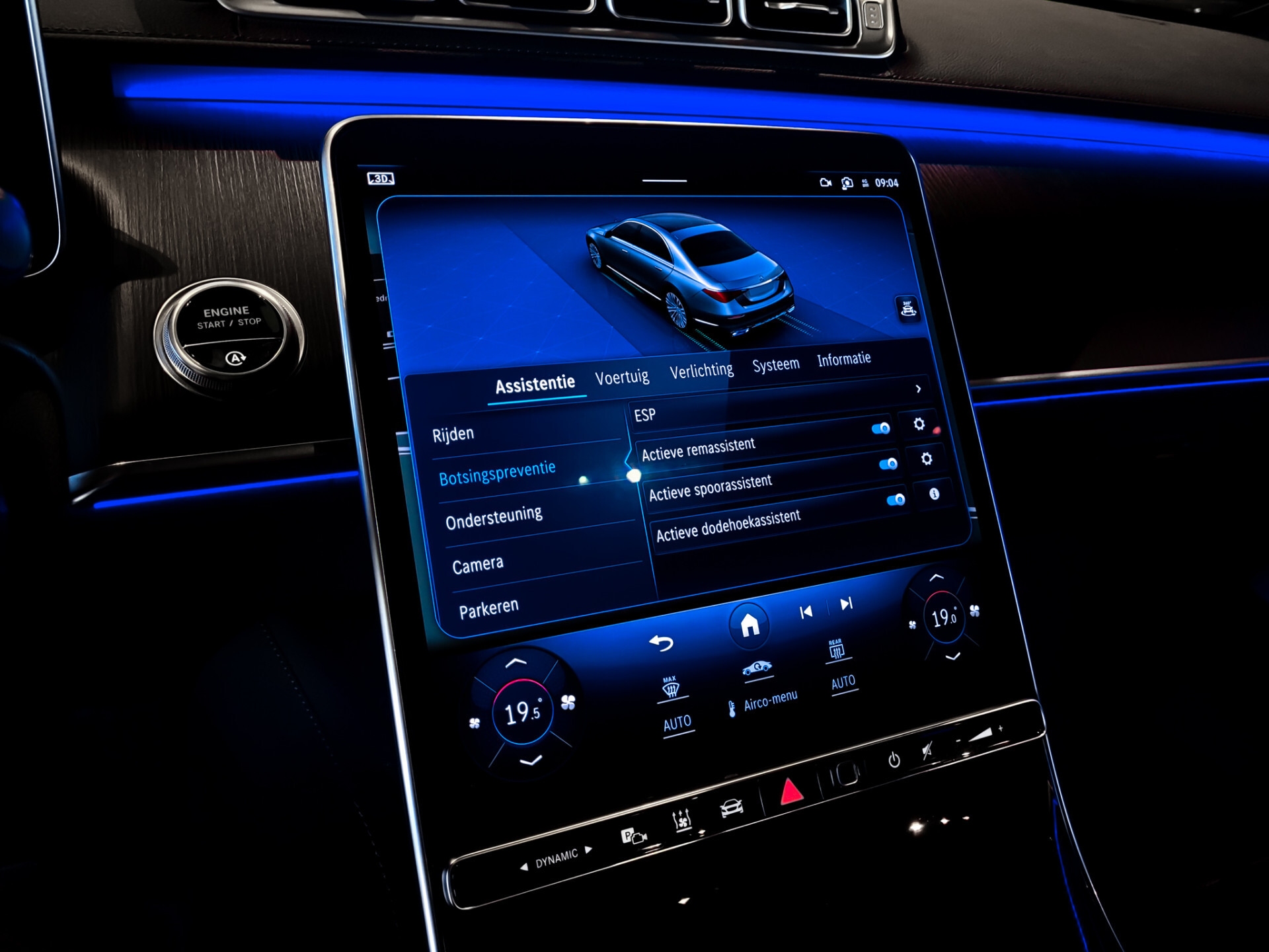 Mercedes-Benz S-Klasse 400d 4-M AMG Achterassturing|Ruitleder|Burmester|Rij-assistentie|Keyless|Night|21" Aut9 Foto 8