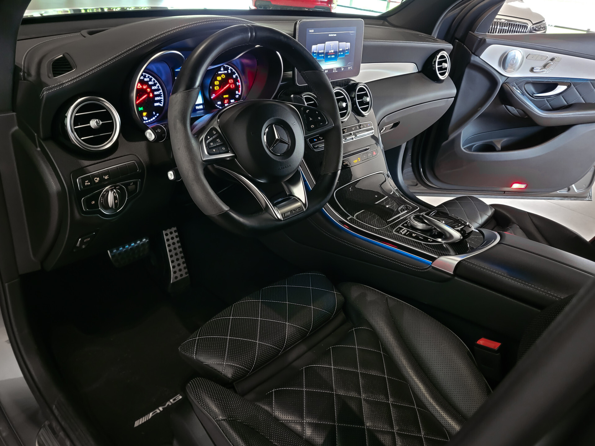 Mercedes-Benz GLC Coupé AMG 43 4-M Designo|Carbon|Standkachel|Keyless|Burmester|Night|21"|New Service Foto 17
