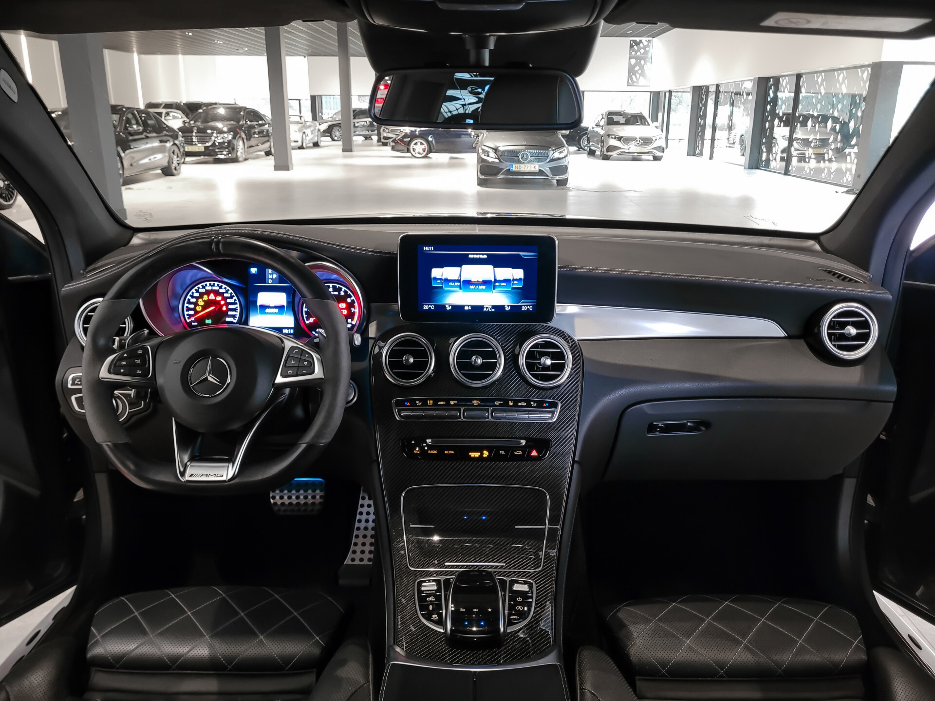 Mercedes-Benz GLC Coupé AMG 43 4-M Designo|Carbon|Standkachel|Keyless|Burmester|Night|21"|New Service Foto 29