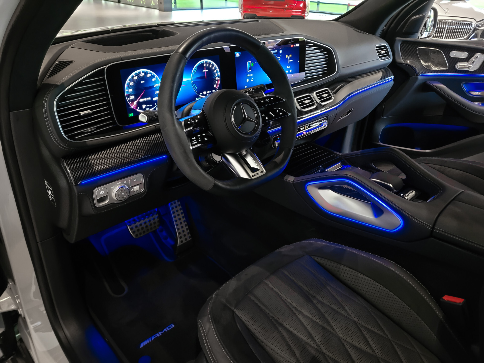 Mercedes-Benz GLE AMG 53 Hybrid 4M+ Night|Carbon|Ruitleder|Performance|22"|Massage|HUD|Stoelkoeling Foto 17