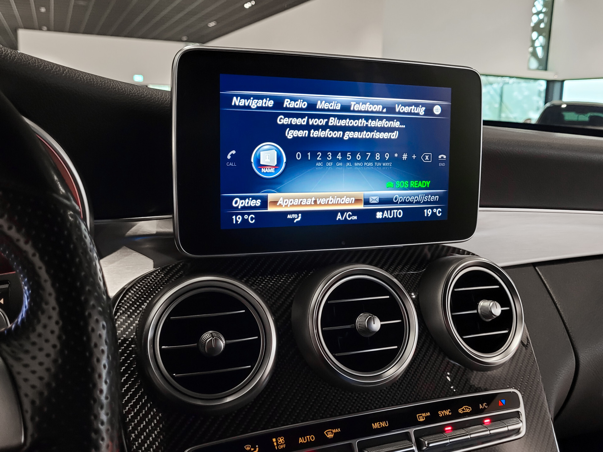 Mercedes-Benz C-Klasse 200 AMG Leder|Carbon|Burmester|20"|ILS|Comand|Sfeerverlichting|Memory|Volledige historie Foto 15