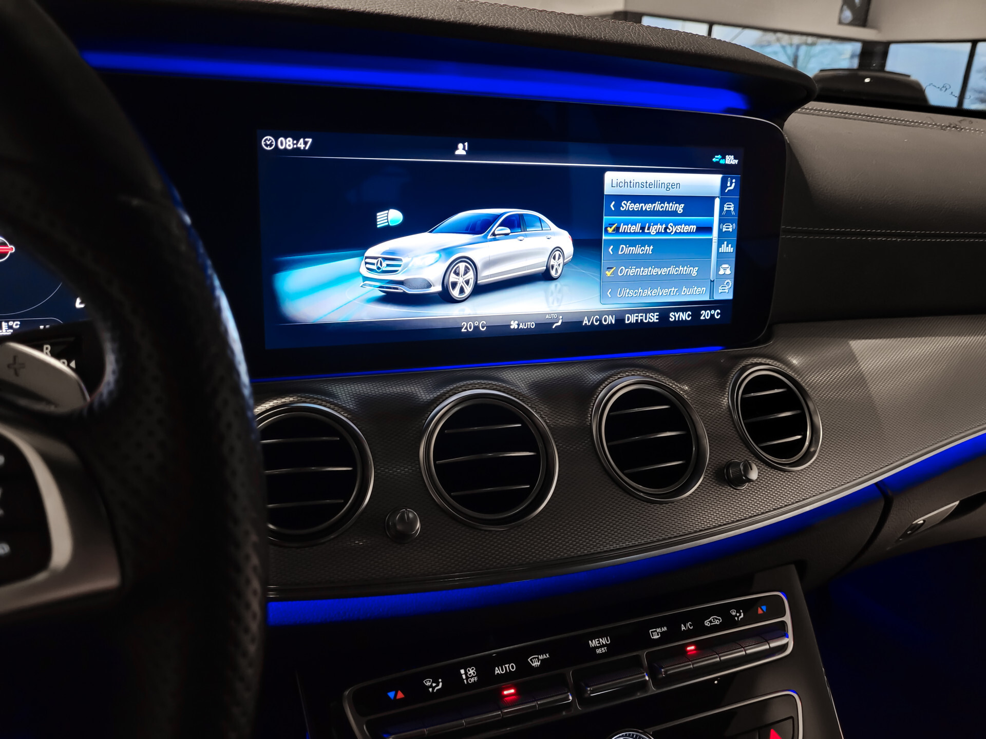 Mercedes-Benz E-Klasse 350 d AMG Luchtvering|Keyless|ACC|Mem|Burmester|Dak|Nappa|HUD|360\BTW Foto 32