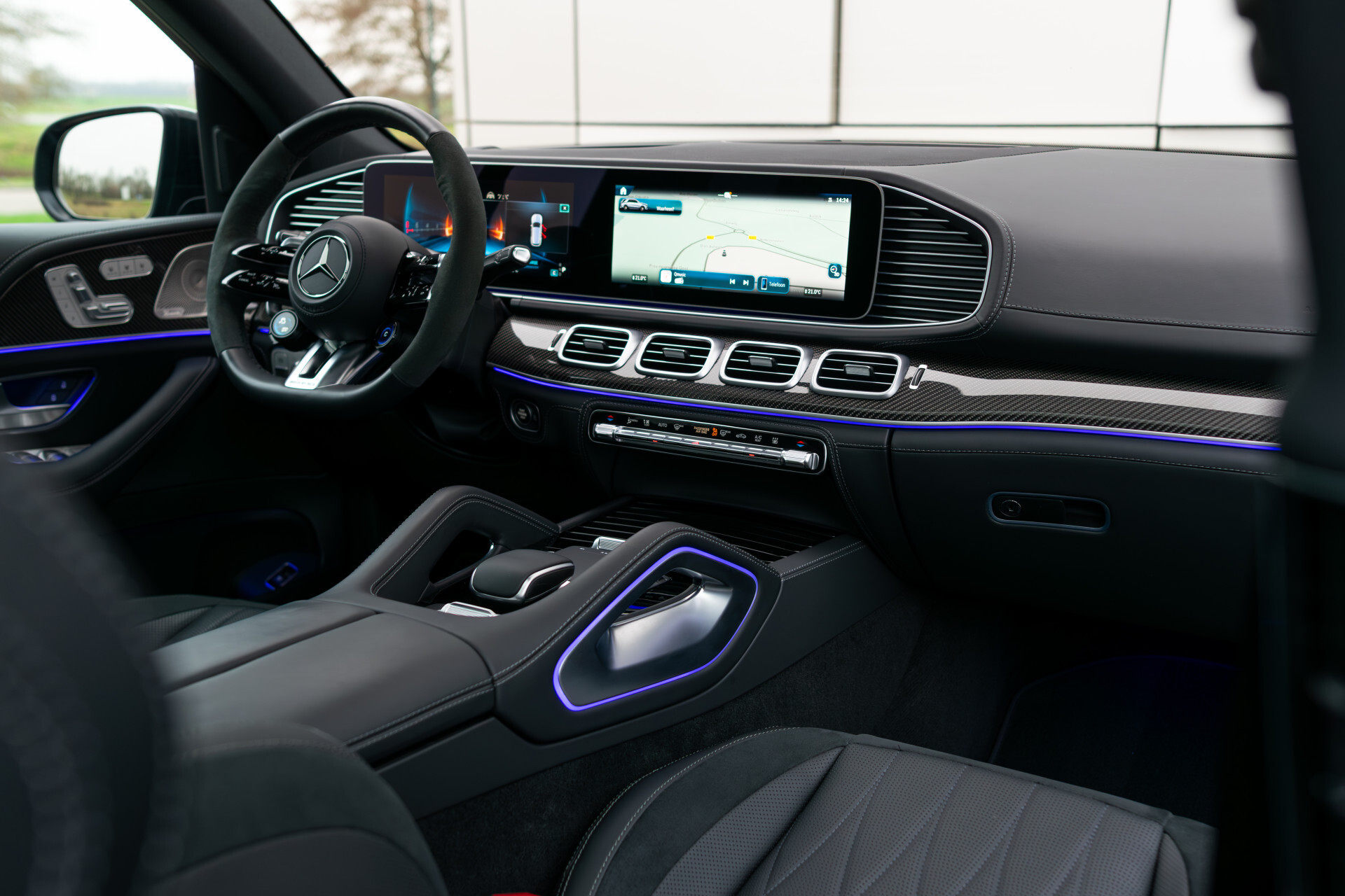 Mercedes-Benz GLE AMG 63 S 4M+ Facelift Carbon|Standkachel|Massage|Ruitleder|Burmester|HUD|Keyless|ACC|Softclose|Trekhaak Foto 43