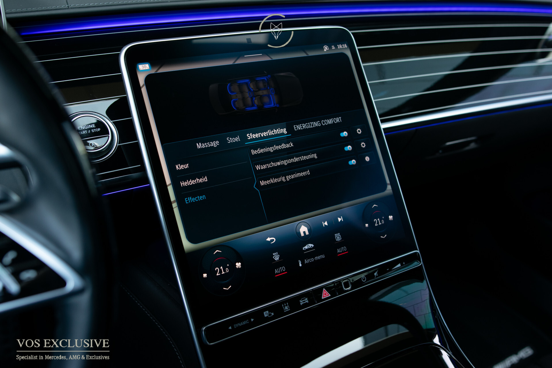 Mercedes-Benz S-Klasse 500 4MATIC Lang AMG Line Burmester 4D | First Class | Exclusiefpakket | Standkachel | Koelkast | Massage | 21” Foto 59