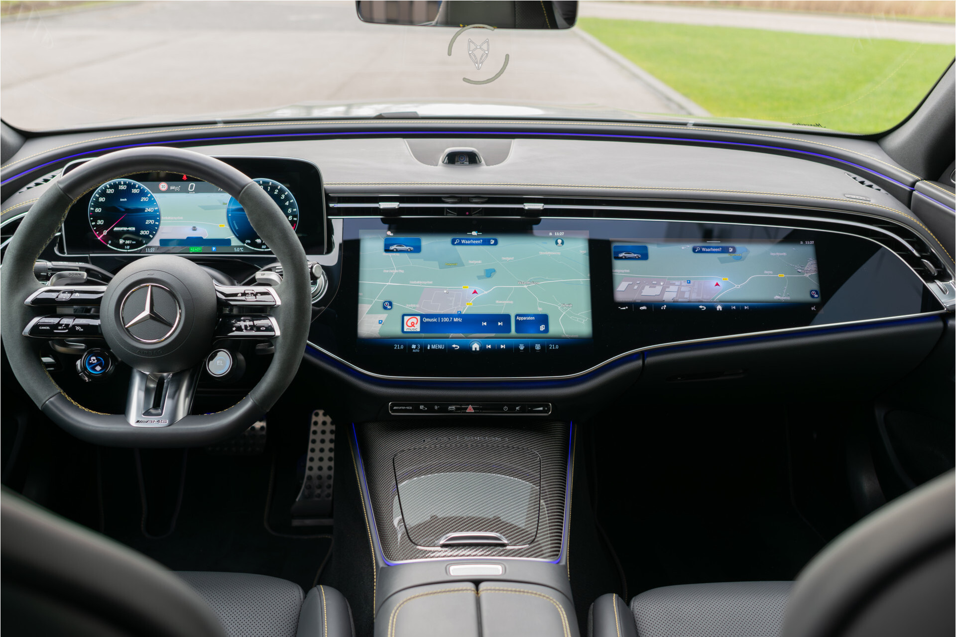 Mercedes-Benz E-Klasse AMG 53 4MATIC+ Edition 1 Alpingrau | Night | Carbon | Real Performance Sound | 360°Camera | Burmester 4D | MBUX Superscreen Foto 27