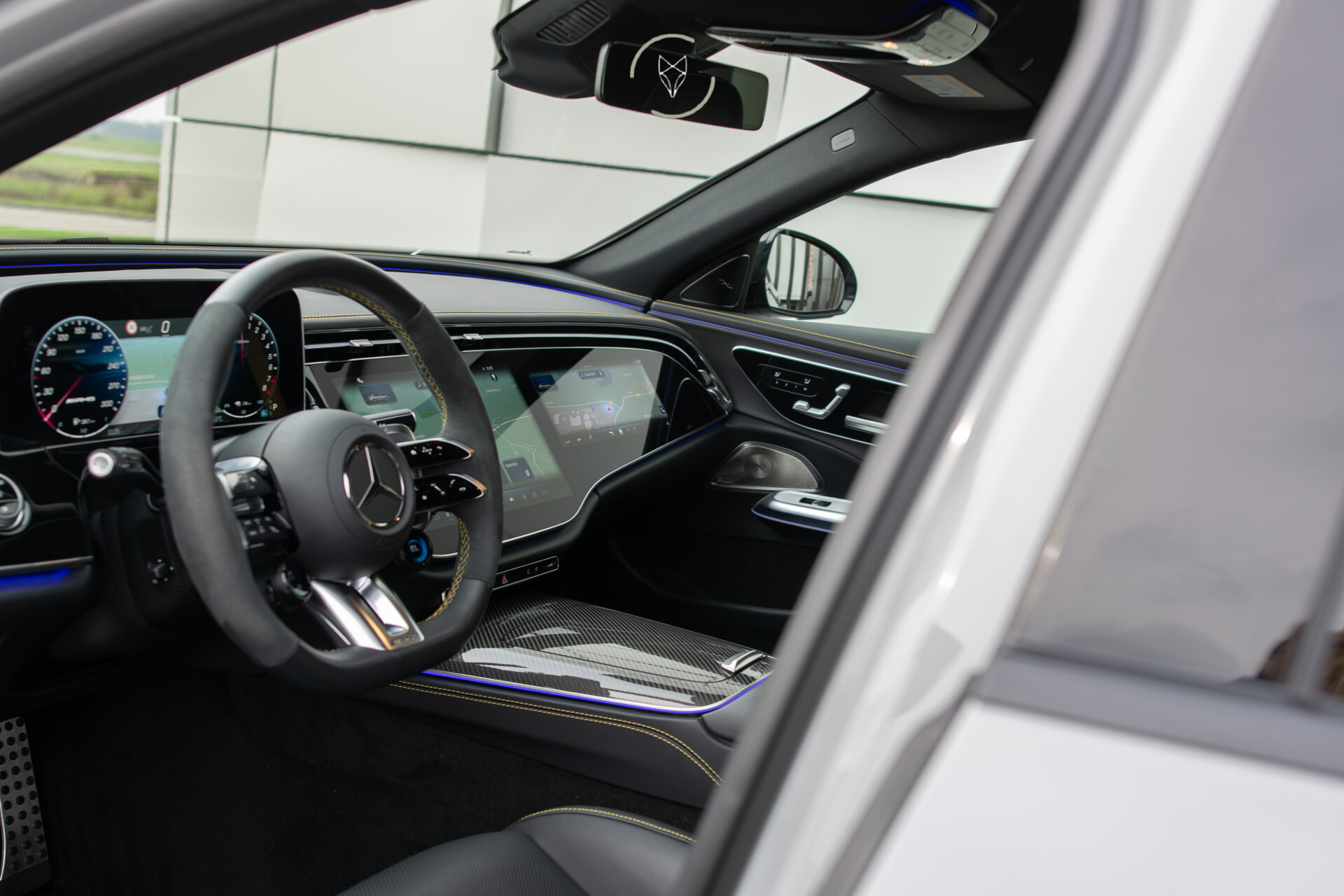 Mercedes-Benz E-Klasse AMG 53 4MATIC+ Edition 1 Alpingrau | Night | Carbon | Real Performance Sound | 360°Camera | Burmester 4D | MBUX Superscreen Foto 49