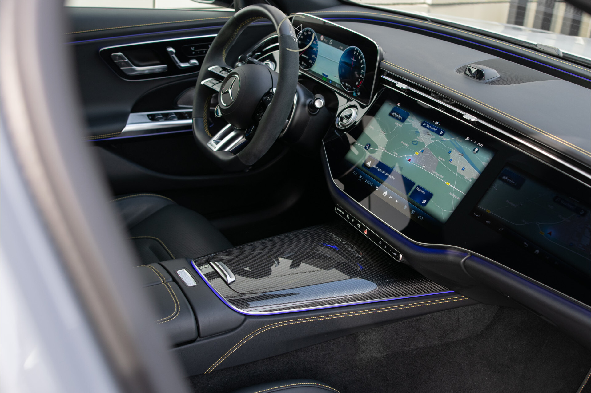 Mercedes-Benz E-Klasse AMG 53 4MATIC+ Edition 1 Alpingrau | Night | Carbon | Real Performance Sound | 360°Camera | Burmester 4D | MBUX Superscreen Foto 61