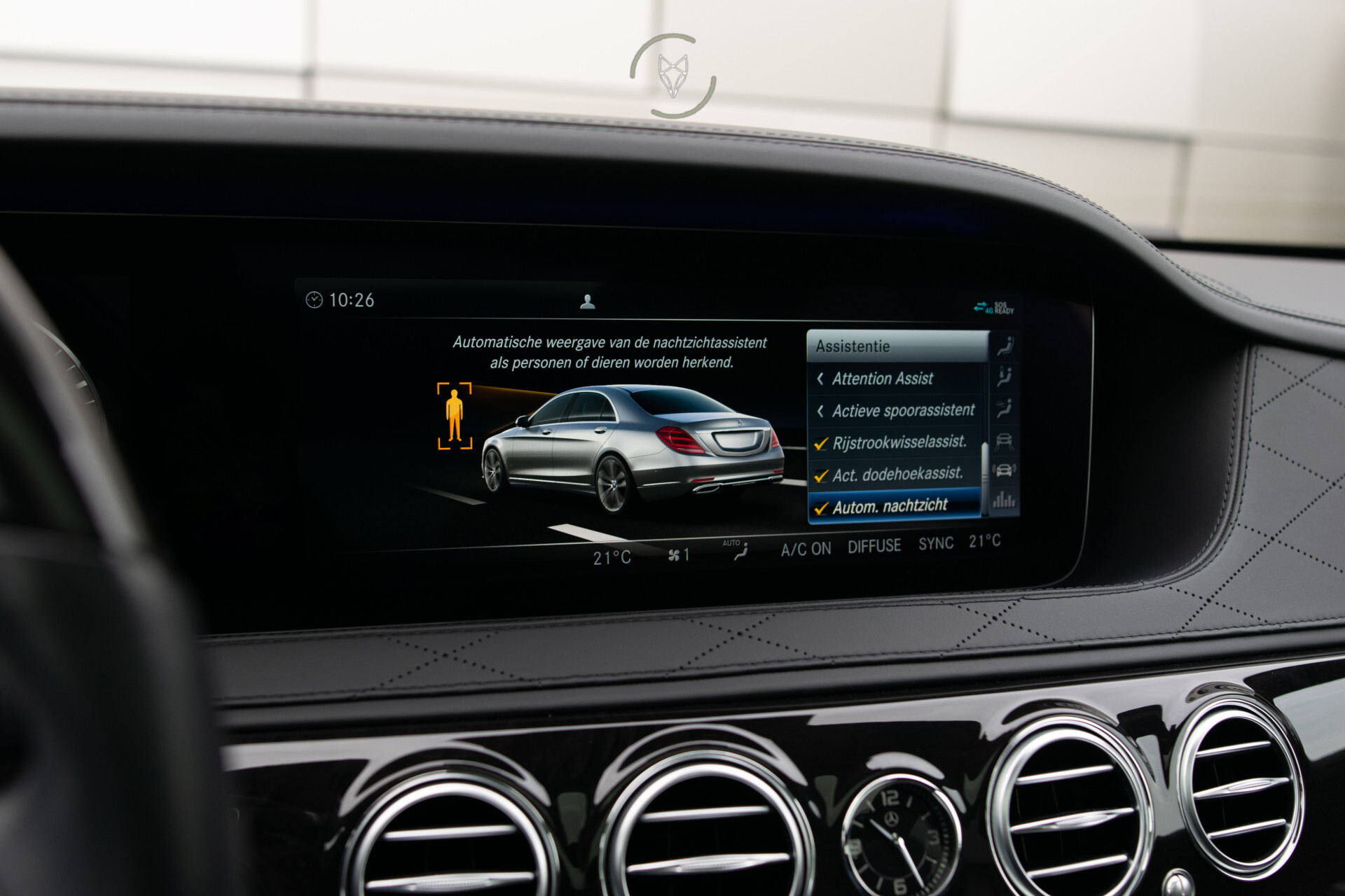 Mercedes-Benz S-Klasse 560 Lang 4-M AMG Exclusive | 4*massage/koeling | 20" | entertainment | standkachel | HUD | nachtzicht Foto 38