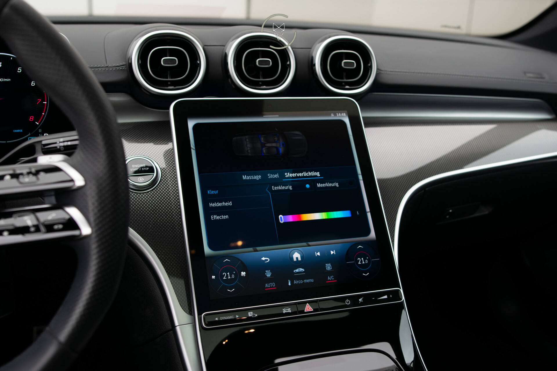 Mercedes-Benz C-Klasse Estate 300 AMG Night Massage | ACC | Keyless | Pano | 360 | Soundsysteem | LED | 19" | New Service Foto 34