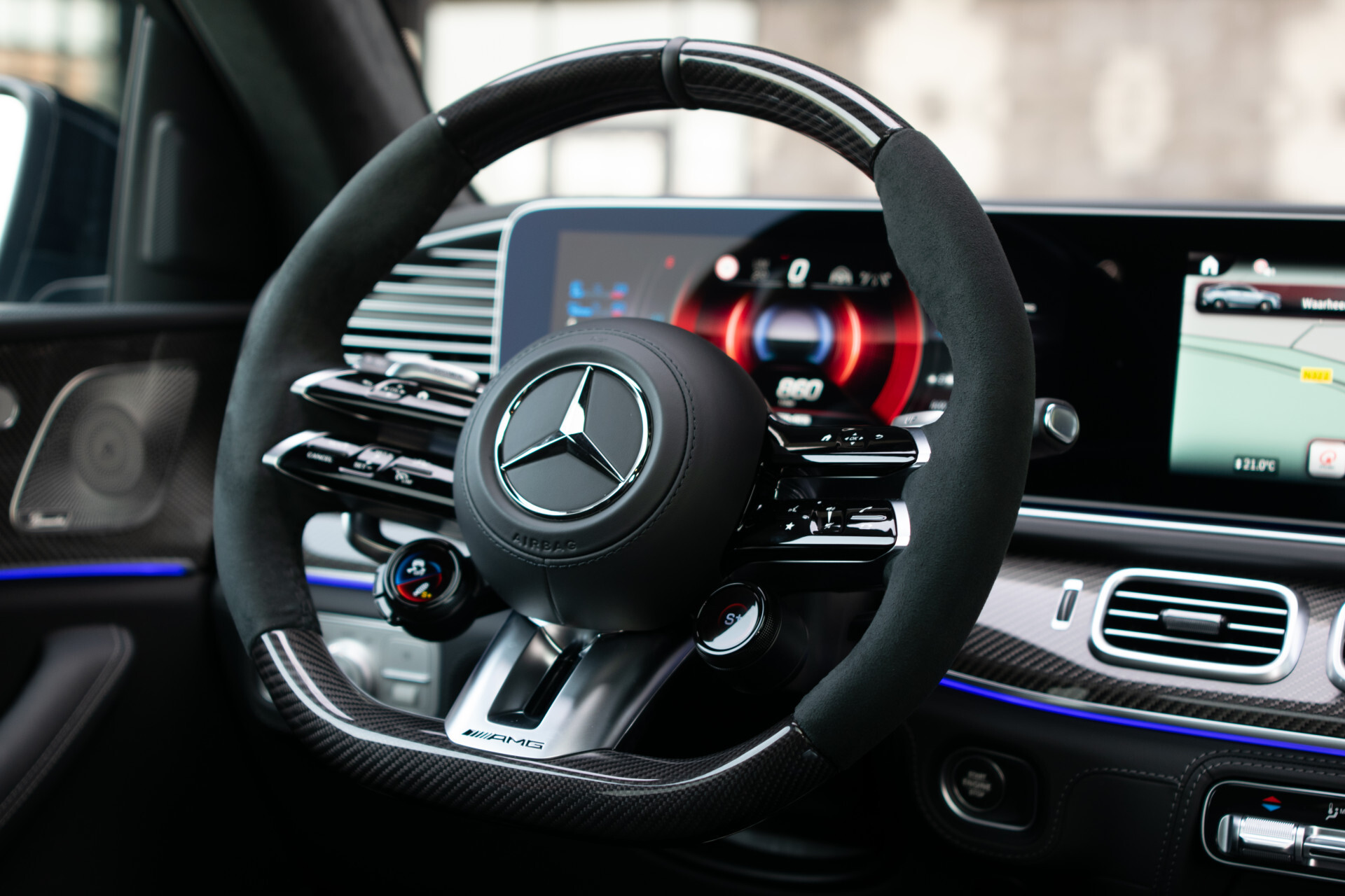 Mercedes-Benz GLE Coupé AMG 53 4MATIC+ Full Carbon | Ruitleder | Massage | Softclose | Manufaktur | Stoelkoeling | ACC | Keyless | Trekhaak Foto 51