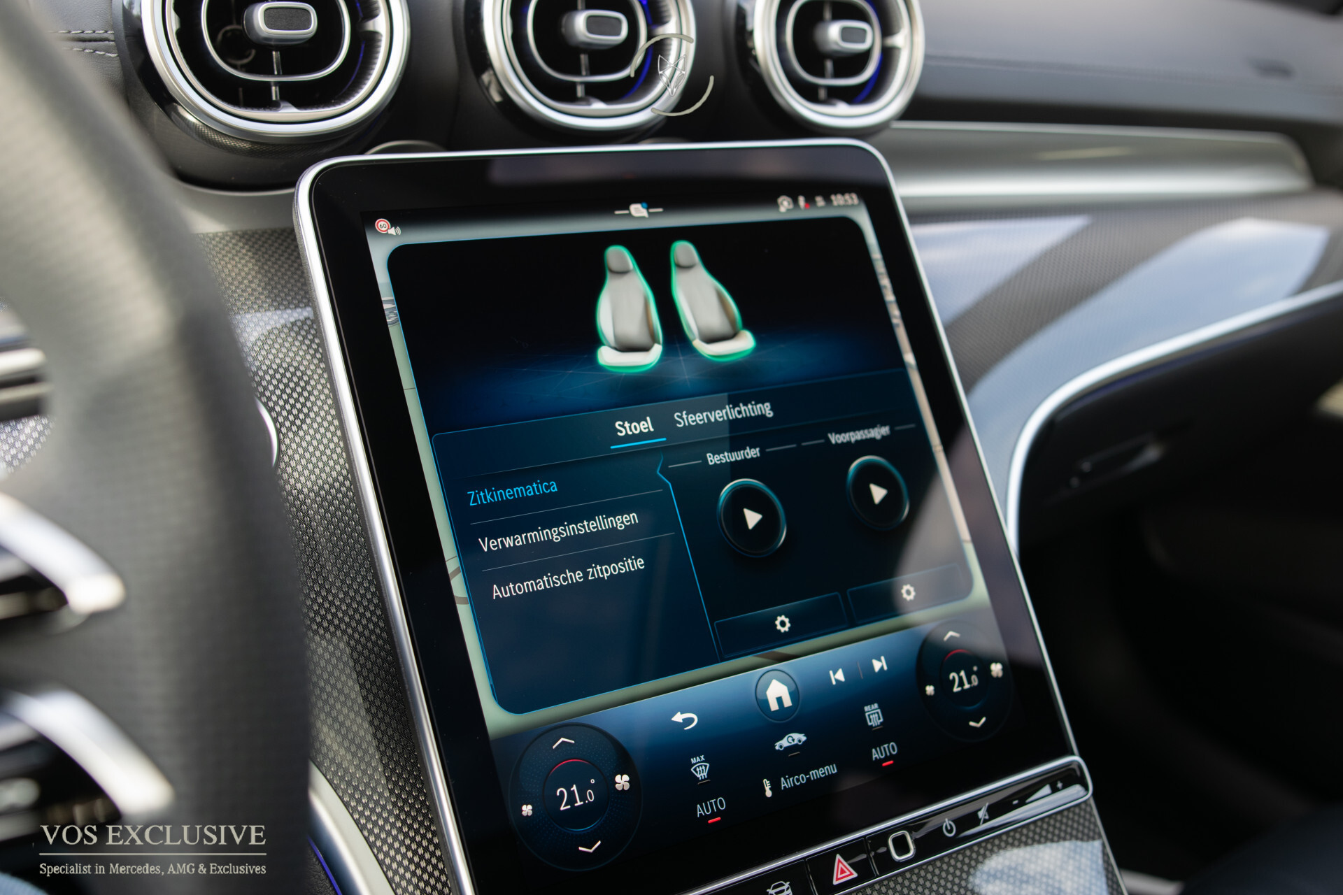 Mercedes-Benz C-Klasse 300 e AMG Magno | Nappa | Night | Rij-assistentie Plus | Keyless-Go | Stoelkoeling | Pano | 360° | Burmester | 19'' Foto 35