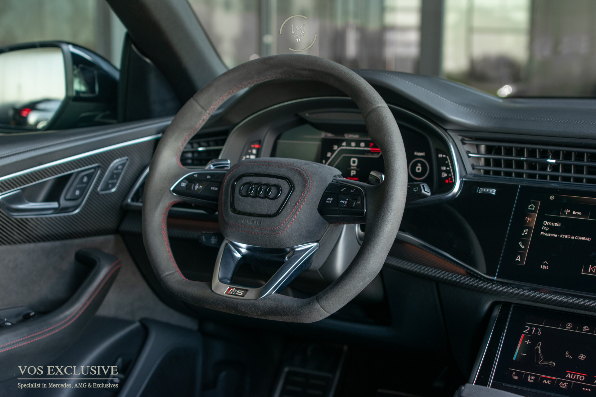 Audi RSQ8 4.0 TFSI Quattro 23'' Vossen | Ceramic | Carbon | Aeropakket | B&O 3D | RS Dynamic | 4-wielsturing | ACC | HUD | Keyless | Trekhaak | Softclose Foto 42