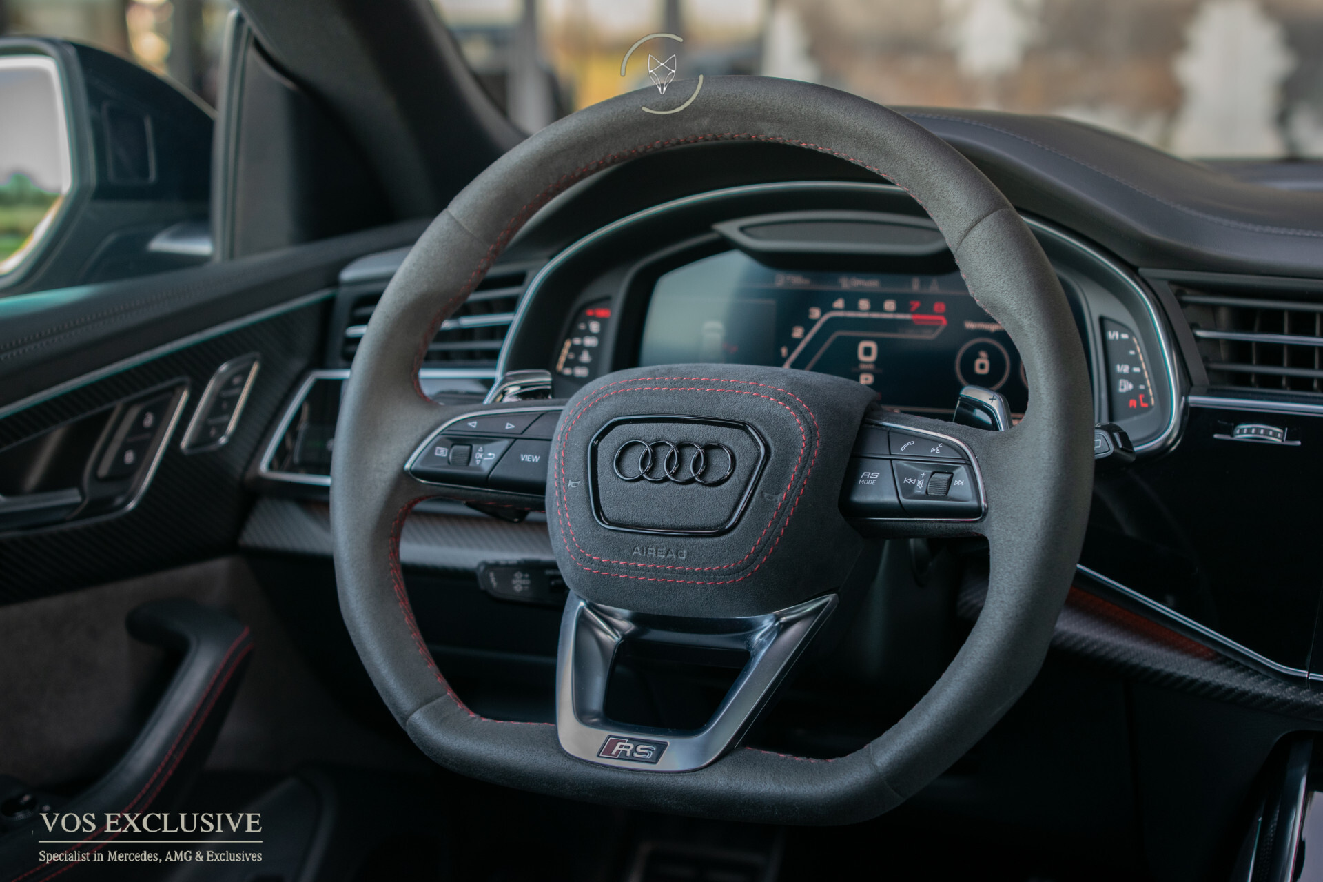 Audi RSQ8 4.0 TFSI Quattro 23'' Vossen | Ceramic | Carbon | Aeropakket | B&O 3D | RS Dynamic | 4-wielsturing | ACC | HUD | Keyless | Trekhaak | Softclose Foto 49