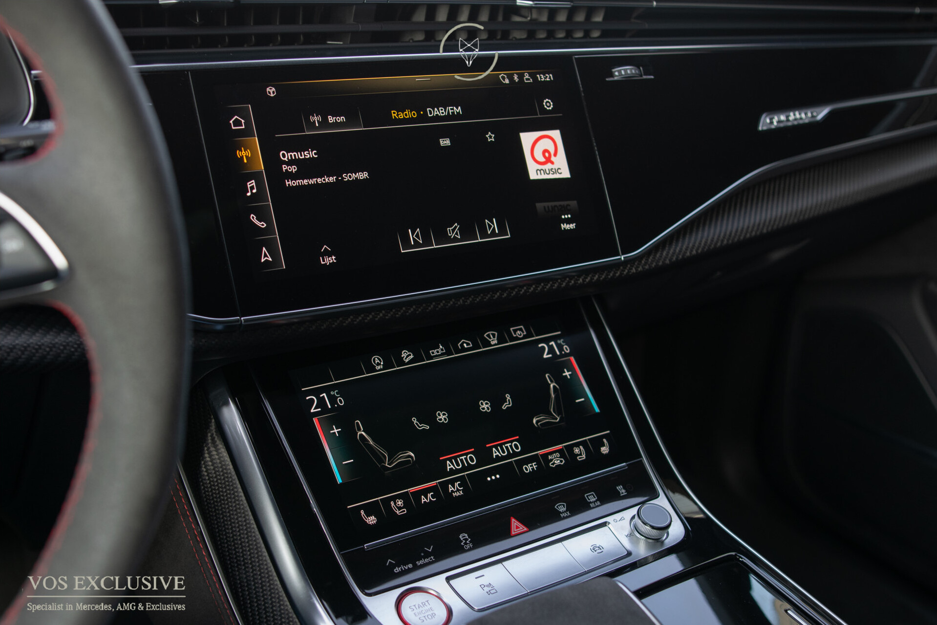 Audi RSQ8 4.0 TFSI Quattro 23'' Vossen | Ceramic | Carbon | Aeropakket | B&O 3D | RS Dynamic | 4-wielsturing | ACC | HUD | Keyless | Trekhaak | Softclose Foto 62